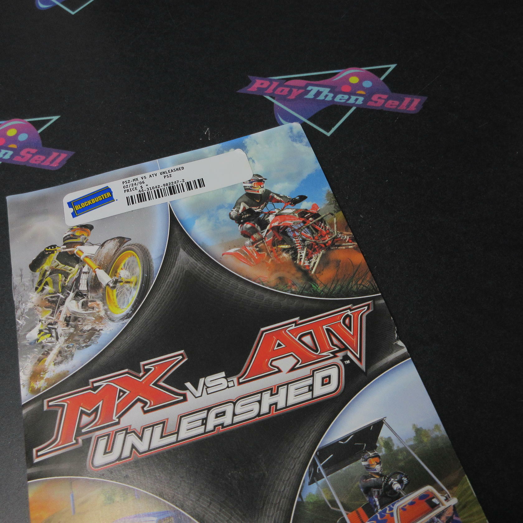 MX vs ATV Unleashed PS2 PlayStation 2 AD/MD Complete CIB - Very Good
