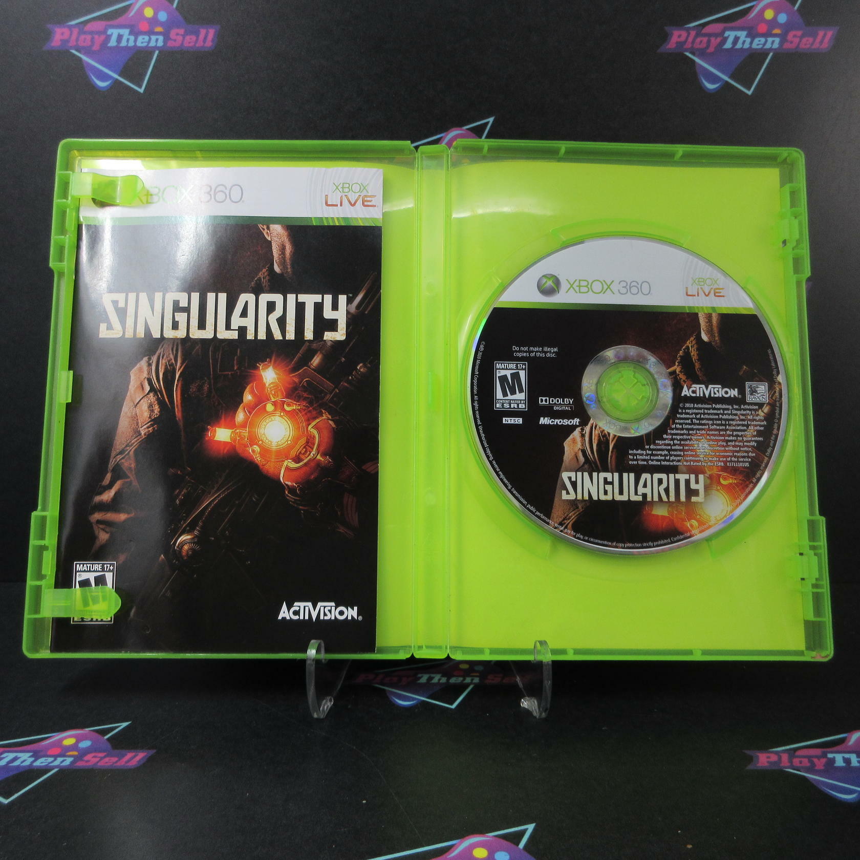 Singularity Xbox 360 AD Complete CIB - Very Good