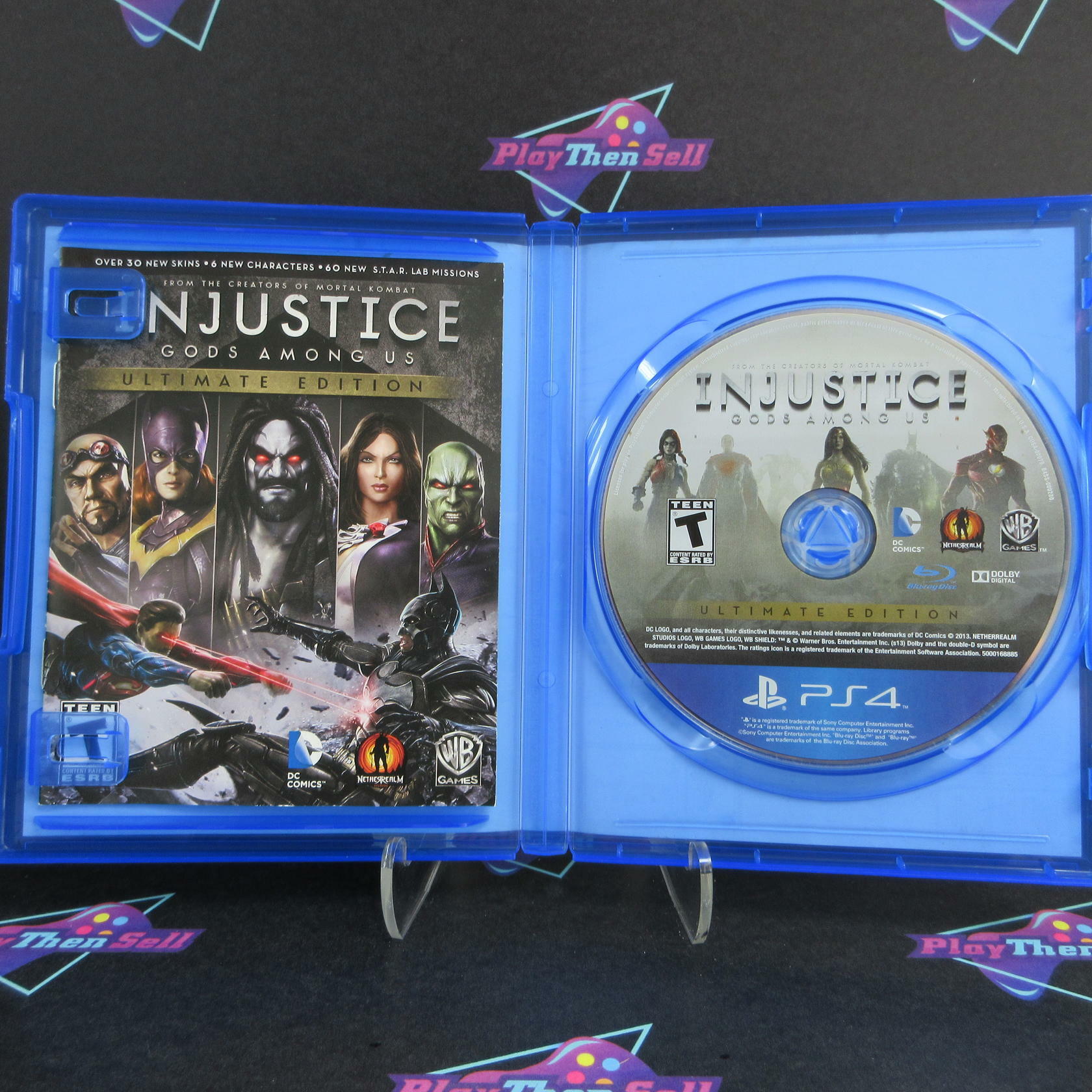 Injustice Gods Among Us Ultimate Edition PS4 PlayStation 4 AD Complete CIB - Very Good