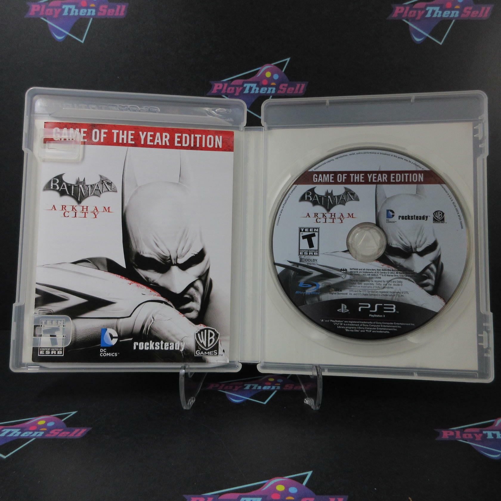 Batman Arkham City GOTY Edition GH BL Disc PS3 PlayStation 3 AD Complete CIB - Very Good