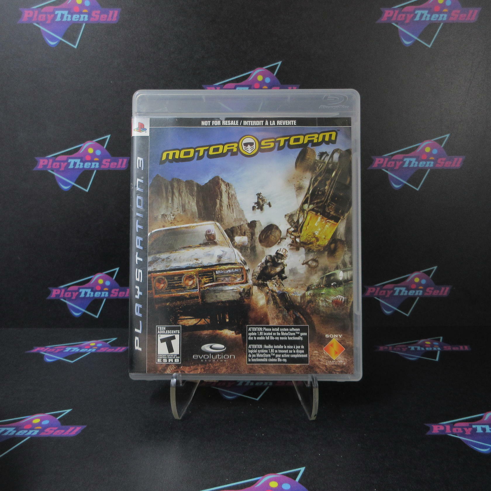 MotorStorm PS3 PlayStation 3 AD Complete CIB - Very Good