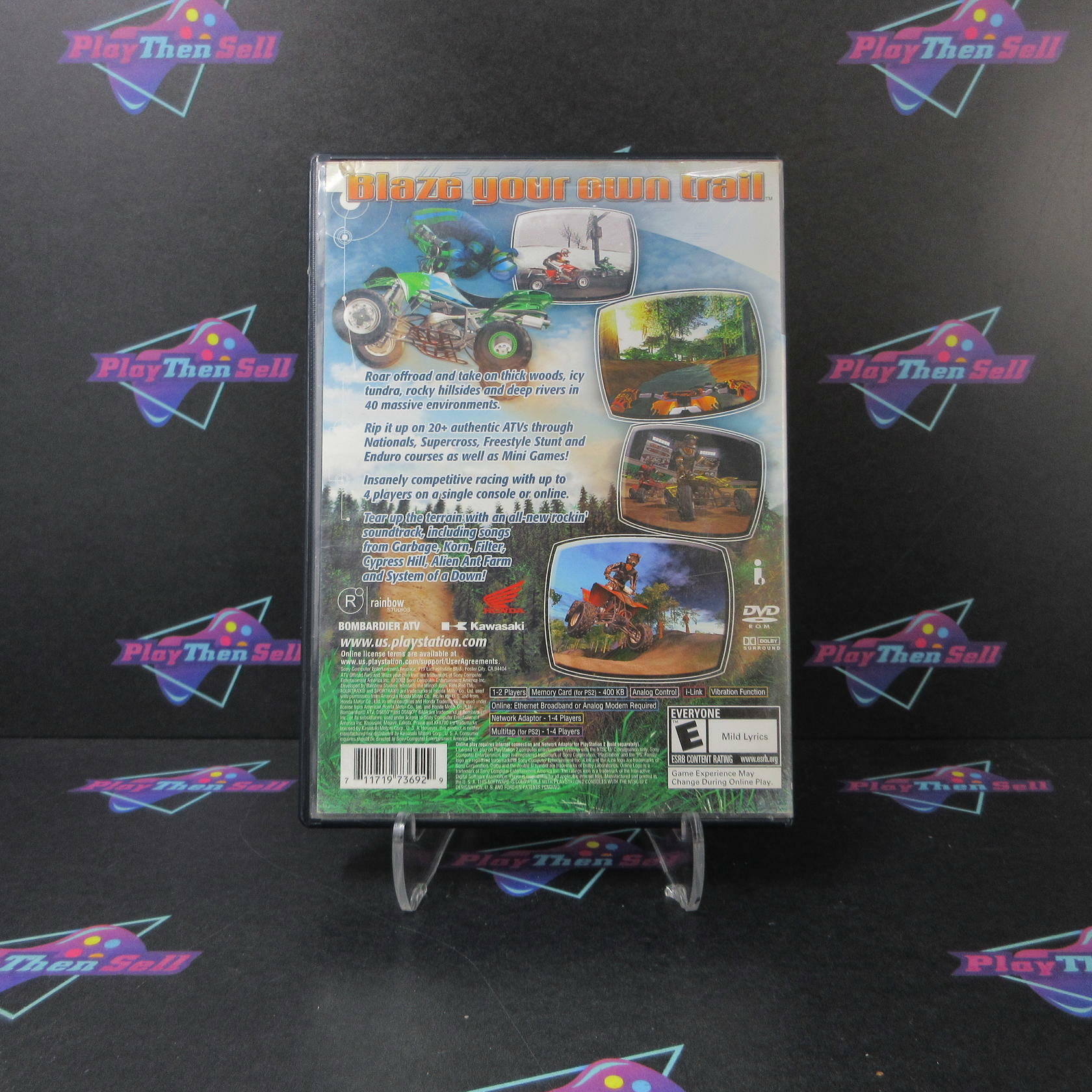 ATV Offroad Fury 2 PS2 PlayStation 2 AD/NM - Very Good