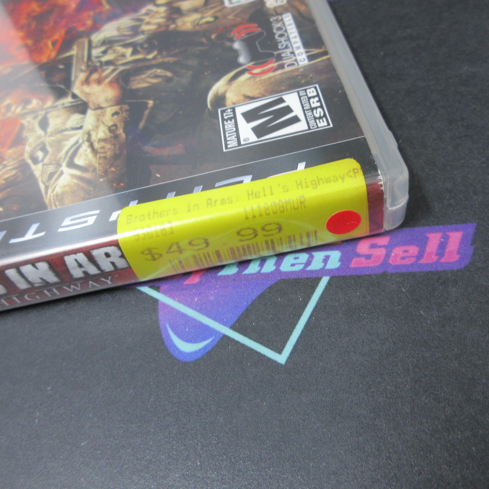 Brothers In Arms Hell's Highway PS3 Playstation 3 AD Complete CIB - Very Good
