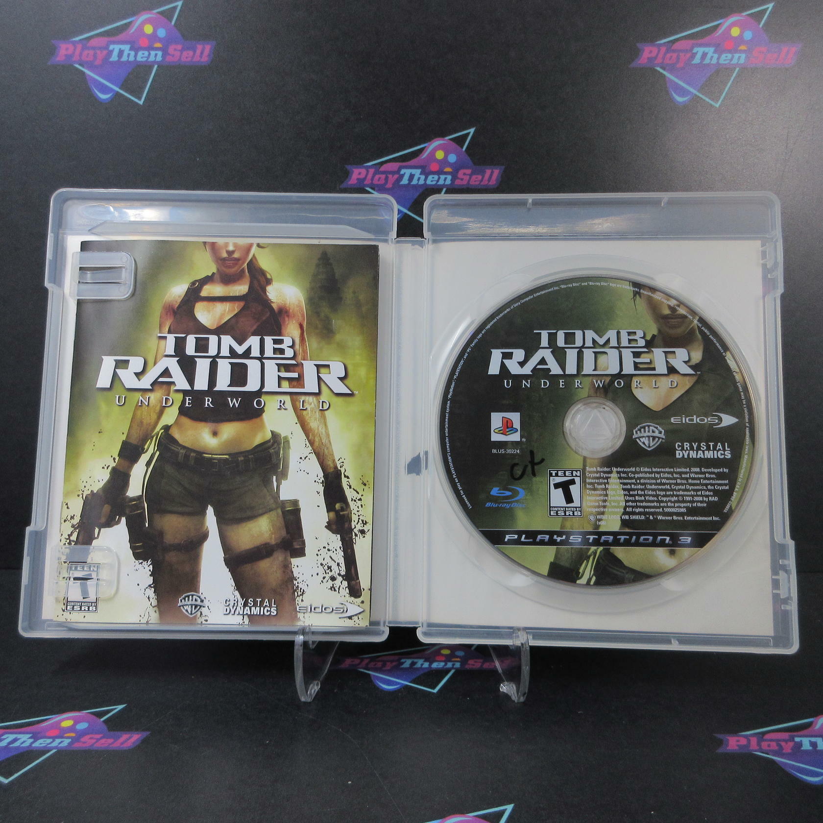 Tomb Raider Underworld PS3 PlayStation 3 AD/DD Complete CIB - Very Good