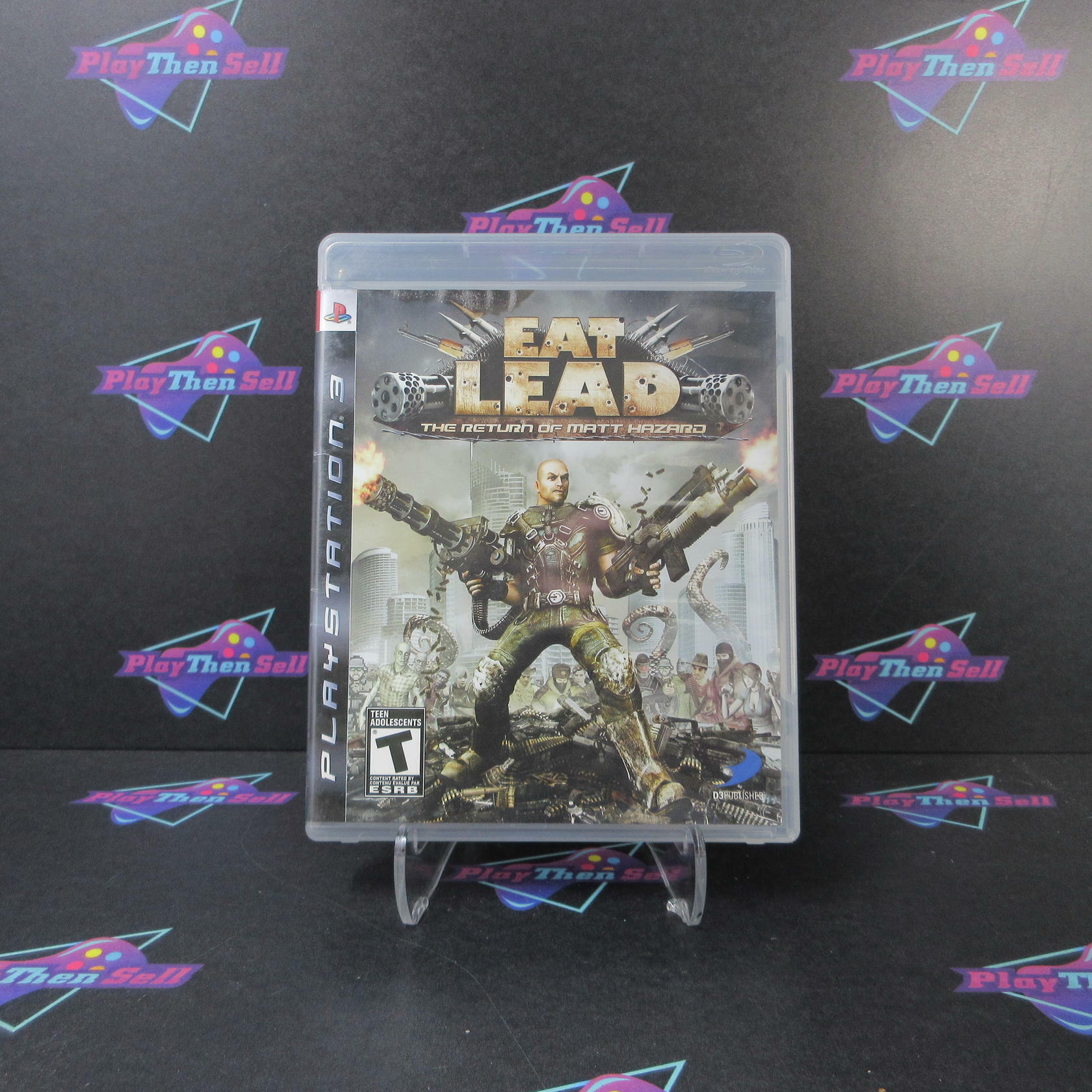 Eat Lead The Return of Matt Hazard PS3 PlayStation 3 AD Complete CIB - Very Good