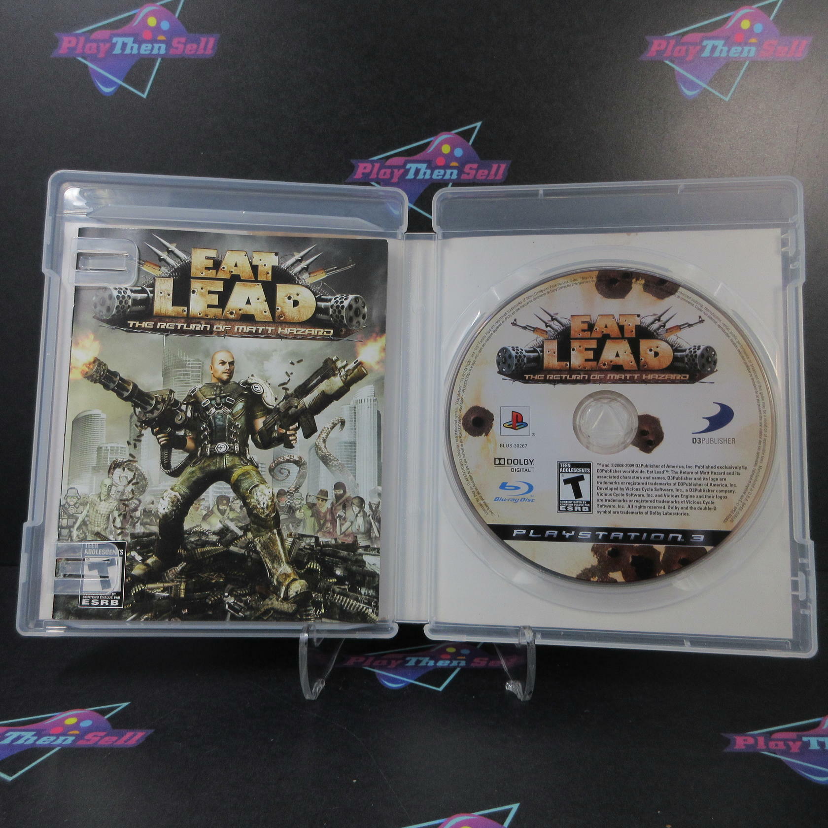 Eat Lead The Return of Matt Hazard PS3 PlayStation 3 AD Complete CIB - Very Good