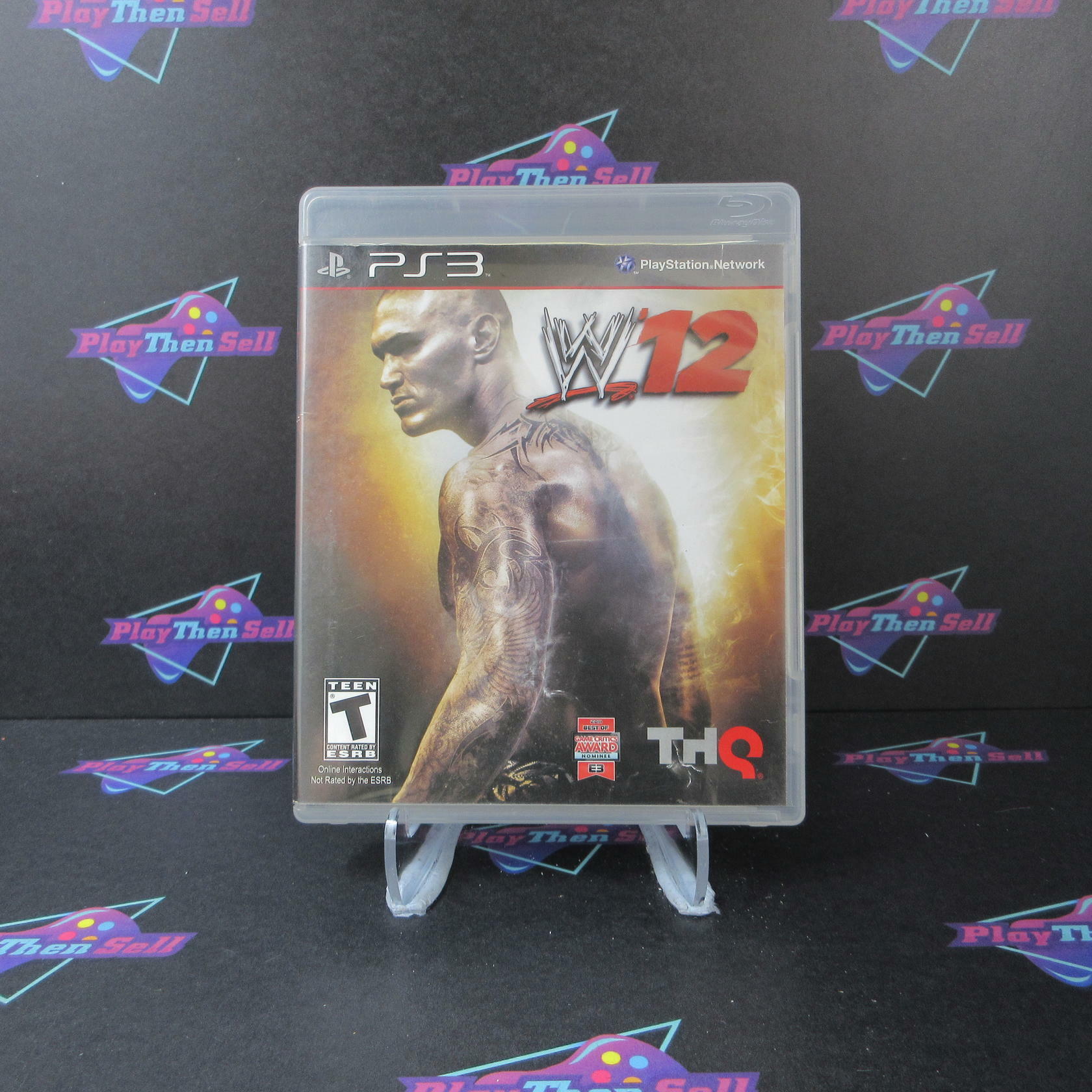 WWE 12 PS3 PlayStation 3 AD Complete CIB - Very Good