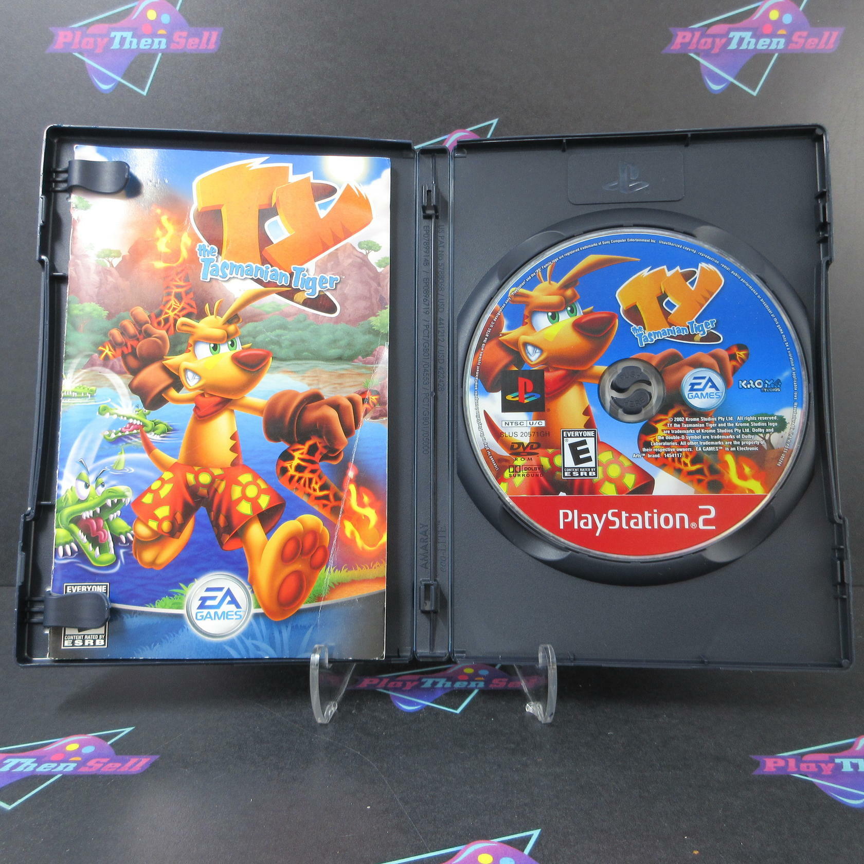 Ty the Tasmanian Tiger GH PS2 PlayStation 2 MD Complete CIB - Very Good