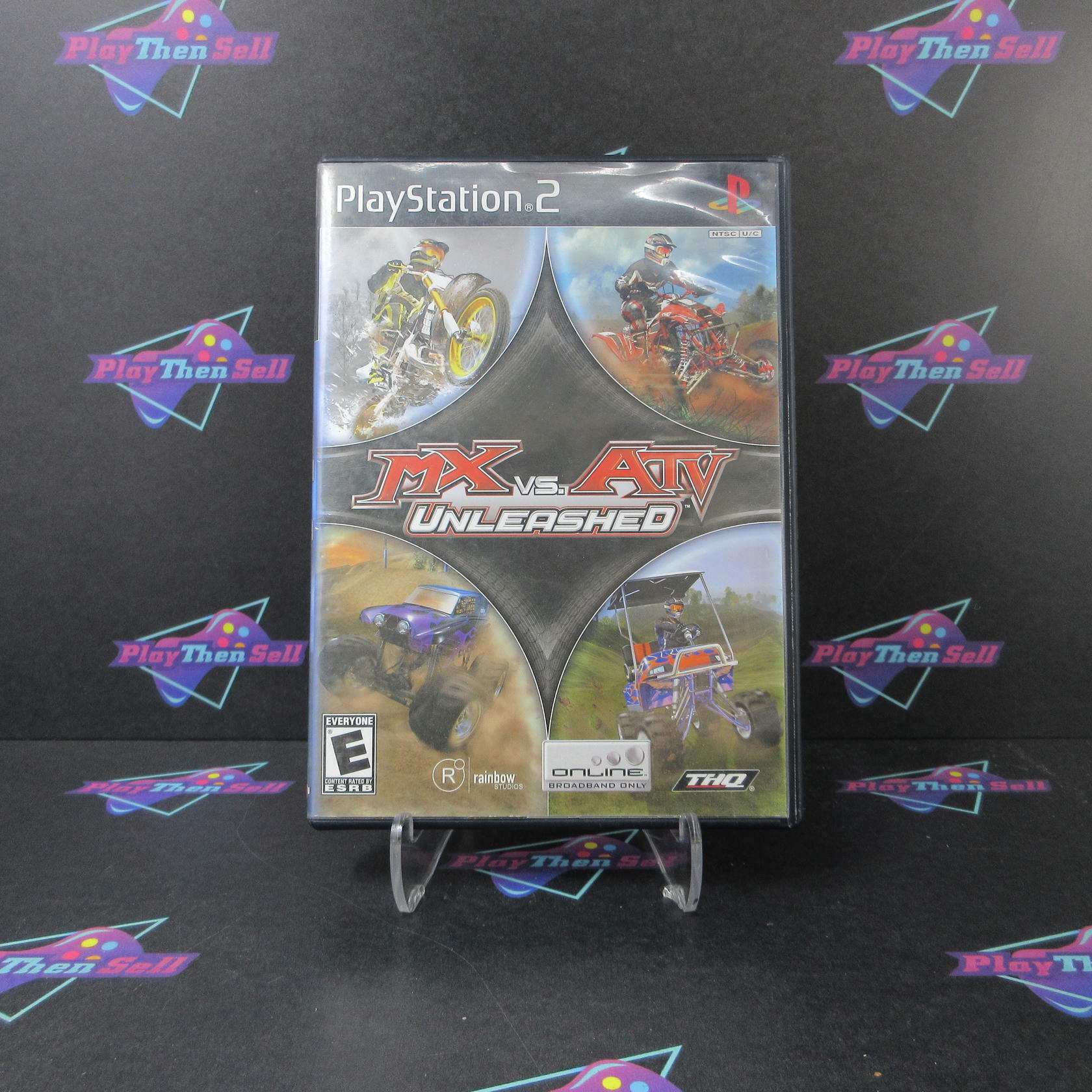 MX vs ATV Unleashed PS2 PlayStation 2 AD/MD Complete CIB - Very Good