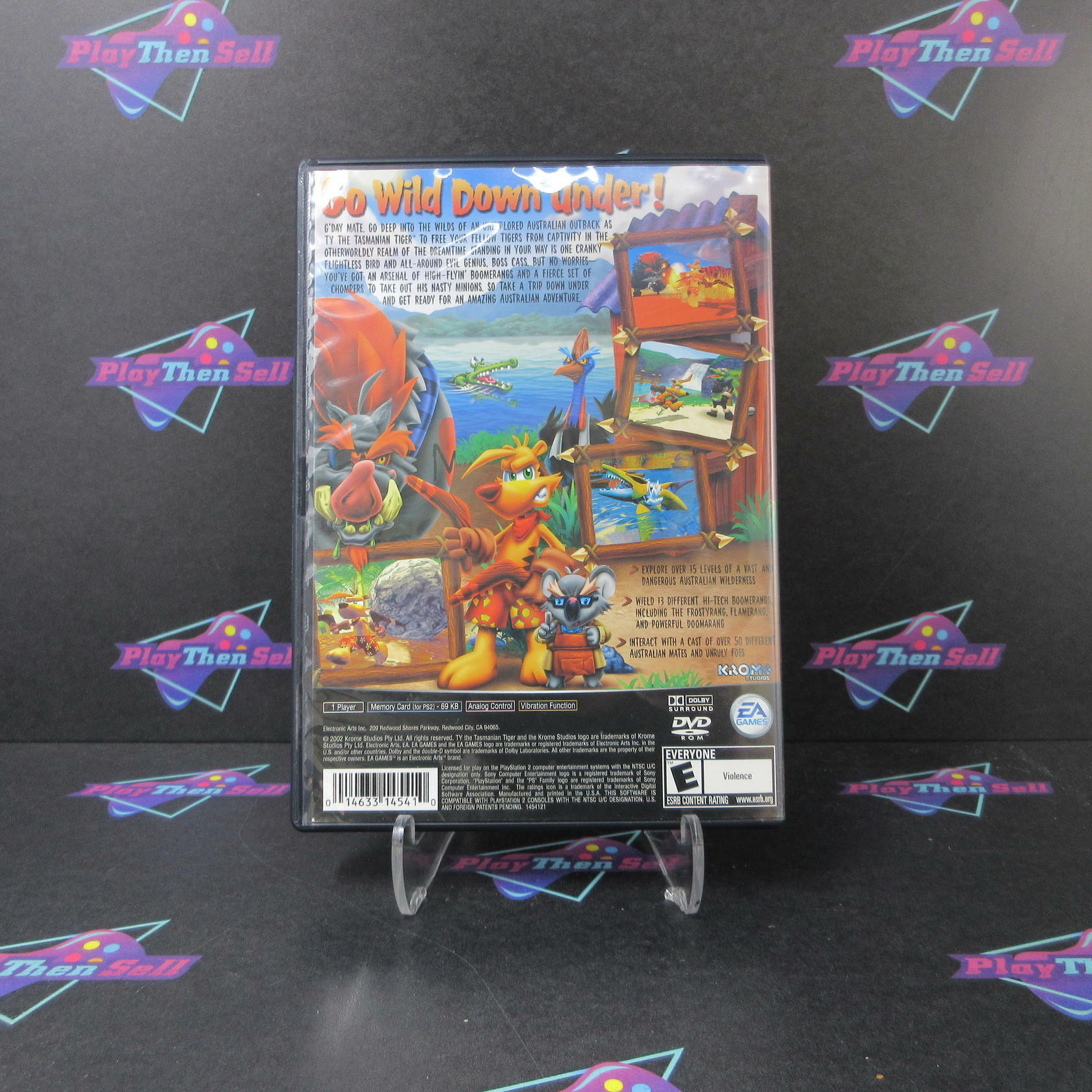 Ty the Tasmanian Tiger GH PS2 PlayStation 2 MD Complete CIB - Very Good