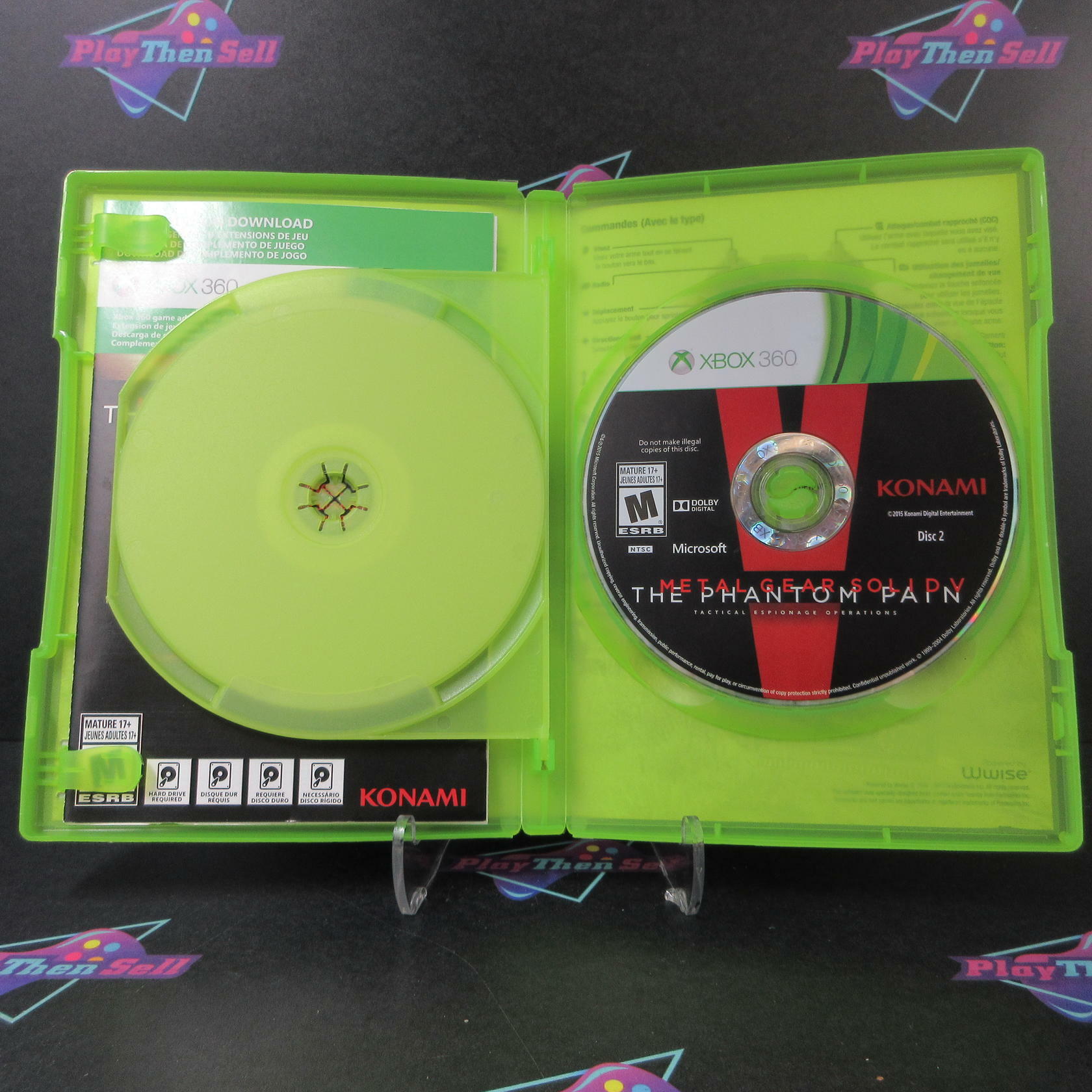 Metal Gear Solid V The Phantom Pain Day One Edition Xbox 360 AD - Very Good