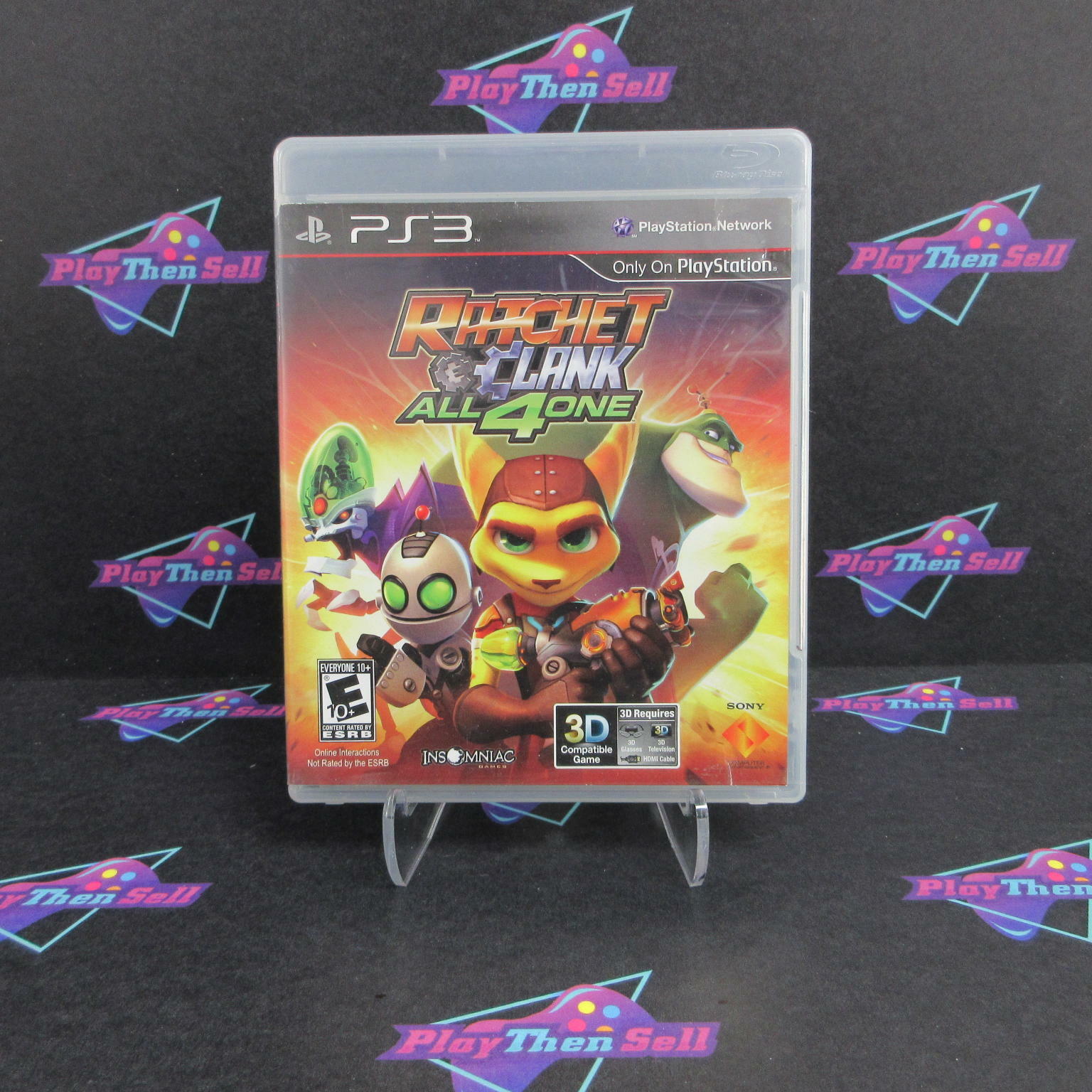 Ratchet & Clank All 4 One PS3 PlayStation 3 AD Complete CIB - Very Good