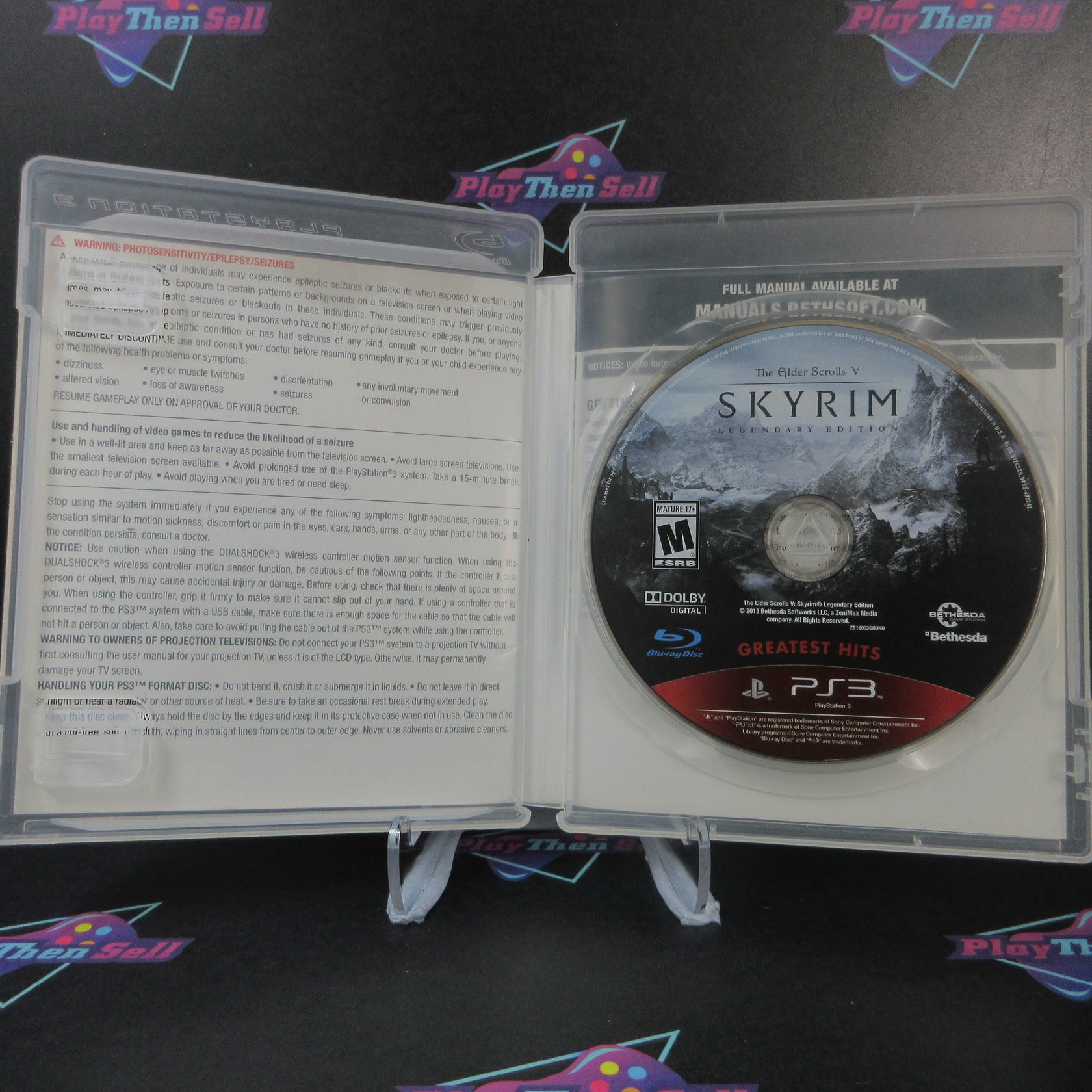 The Elder Scrolls V Skyrim Legendary Edition GH PS3 PlayStation 3 AD CIB - Very Good