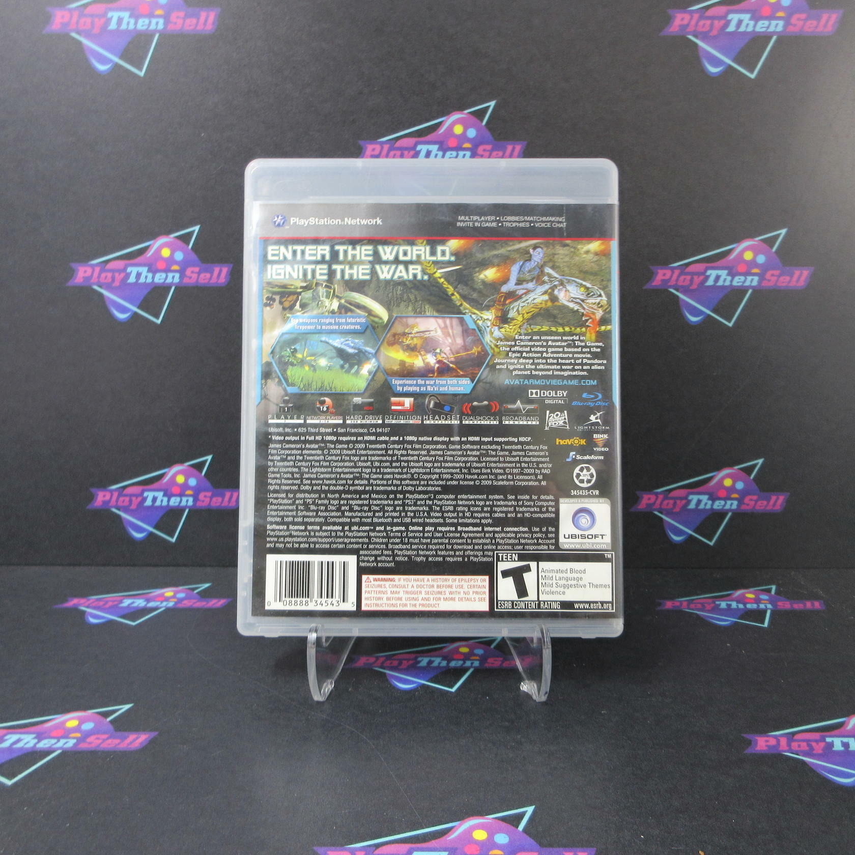 Avatar PS3 PlayStation 3 AD Complete CIB - Very Good