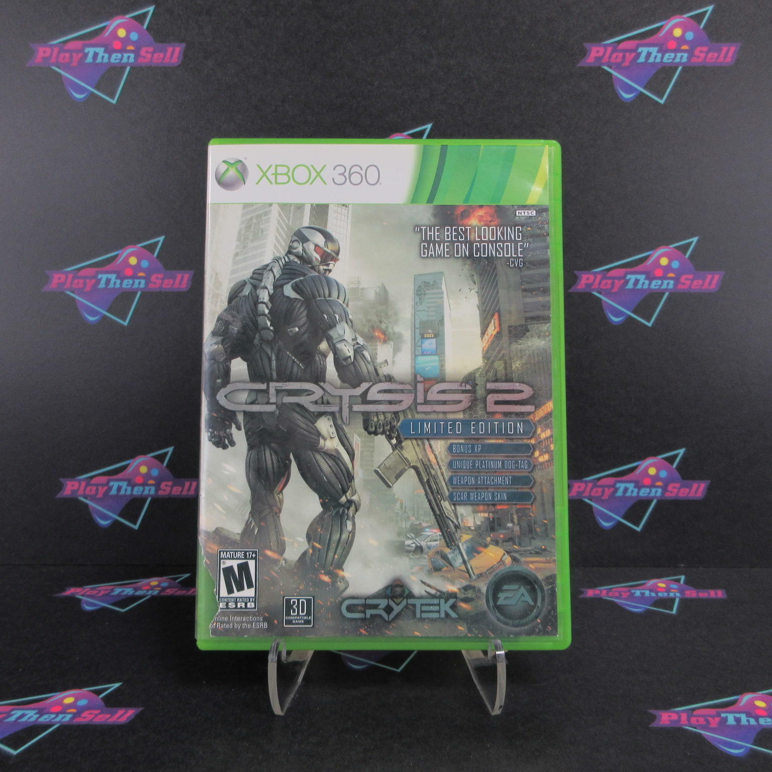 Crysis 2 Limited Edition Xbox 360 AD Complete CIB - Very Good