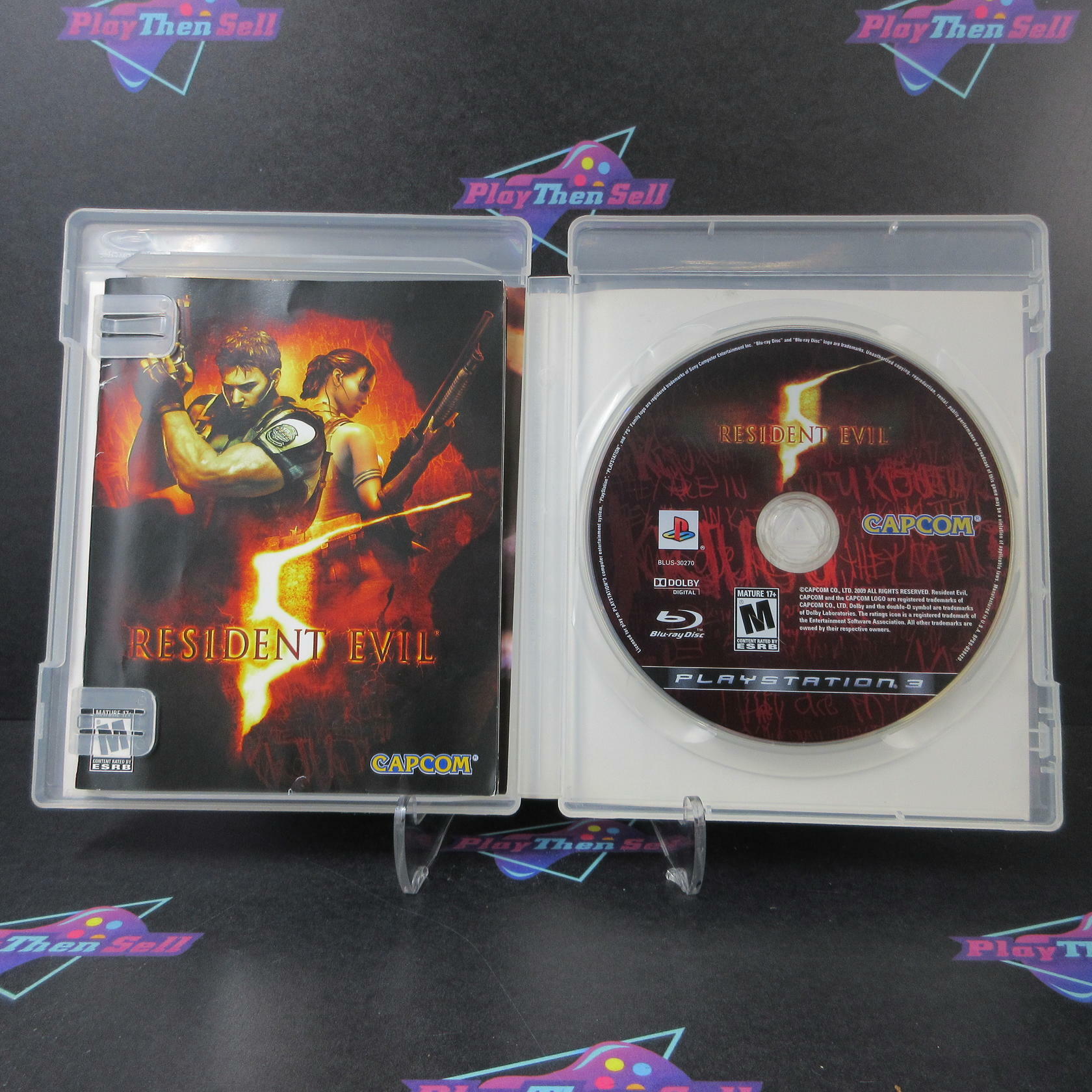Resident Evil 5 PS3 PlayStation 3 AD/MD Complete CIB - Very Good