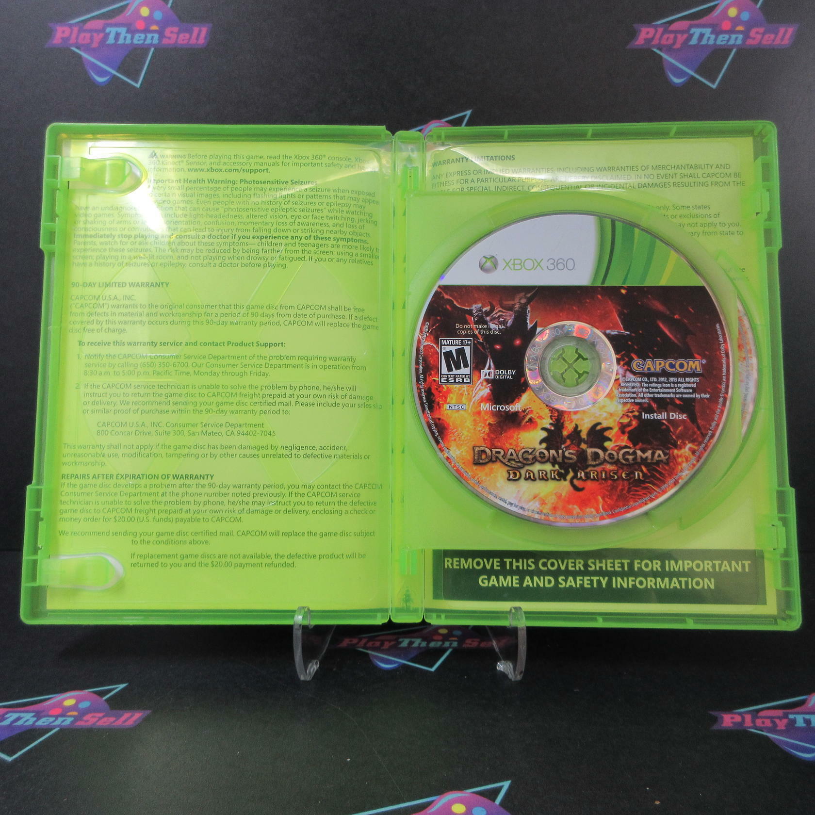 Dragon's Dogma Dark Arisen Xbox 360 AD Complete CIB - Very Good