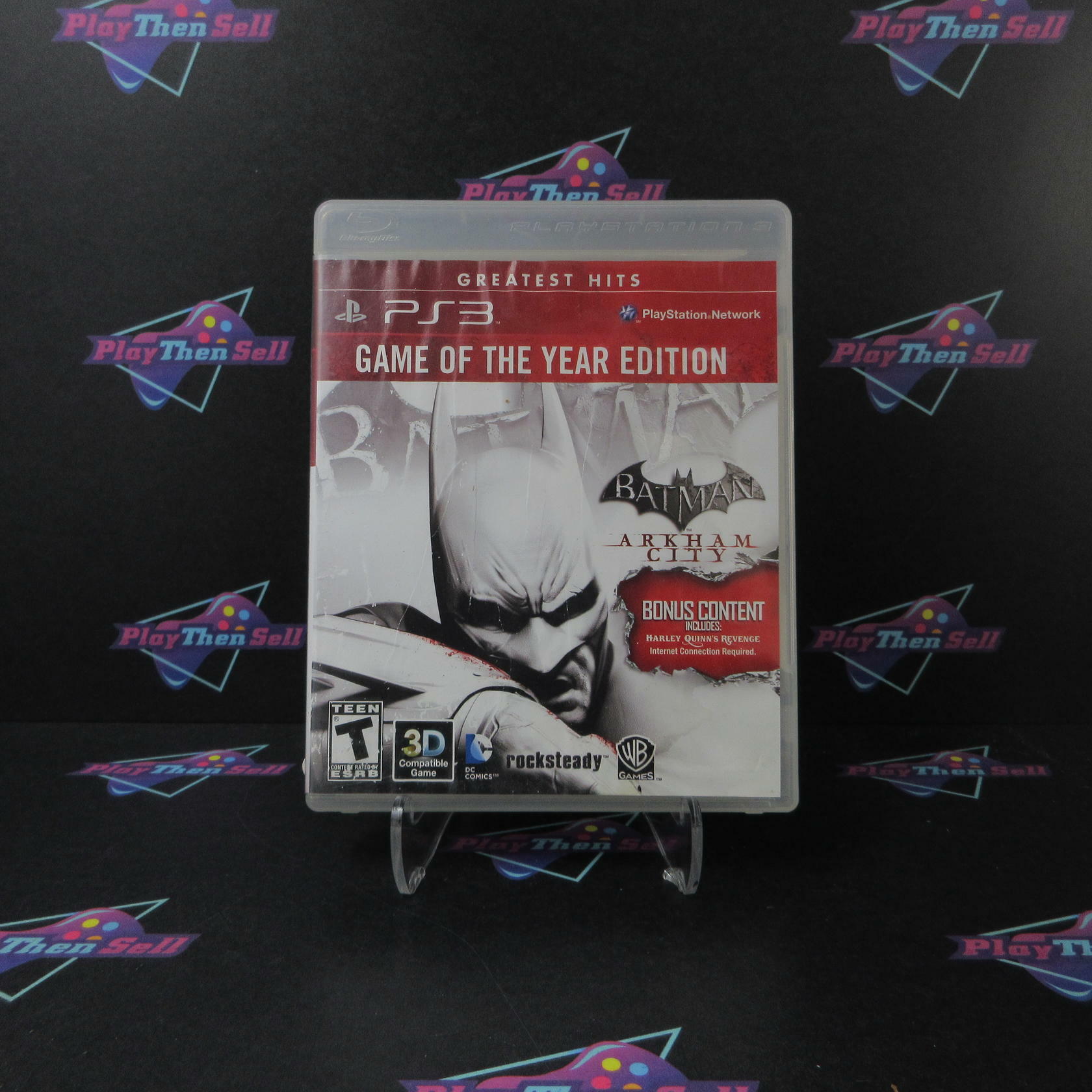 Batman Arkham City GOTY Edition GH BL Disc PS3 PlayStation 3 AD Complete CIB - Very Good