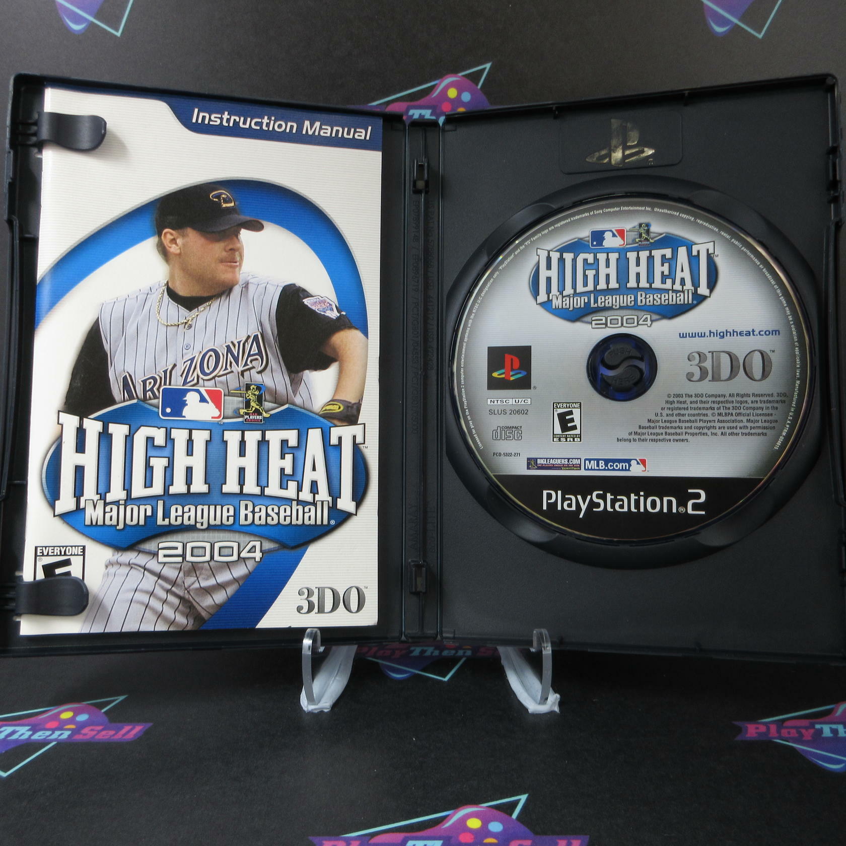 High Heat Major League Baseball 2004 PS2 PlayStation 2 + Reg Card - Like New