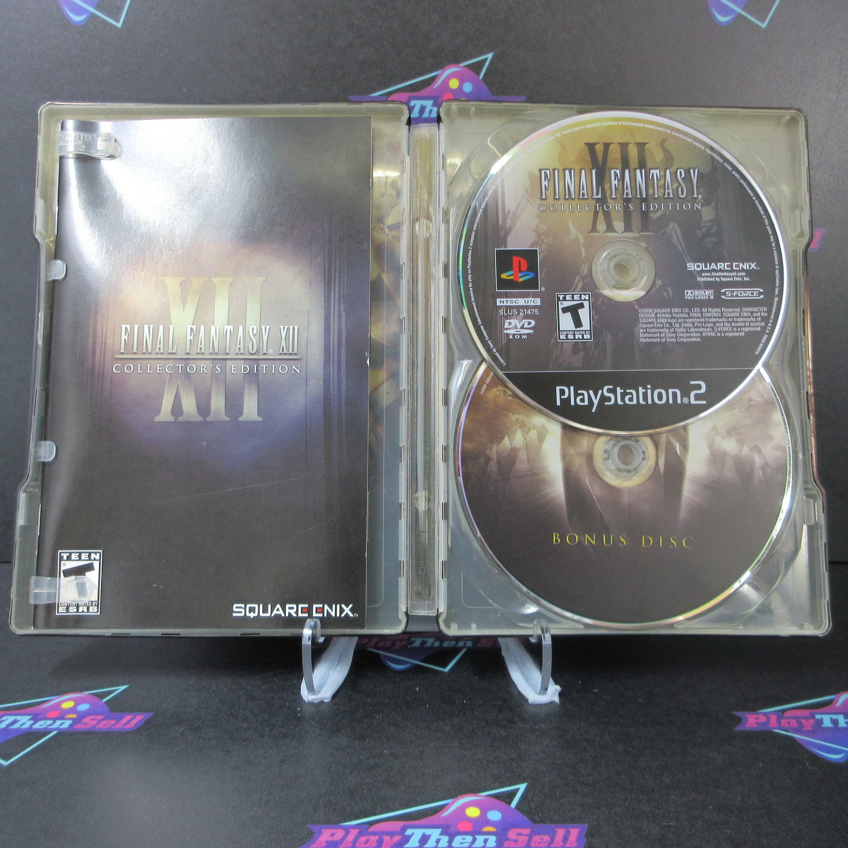 Final Fantasy XII Collector's Edition Steelbook PS2 PlayStation 2 + Reg Card - Like New