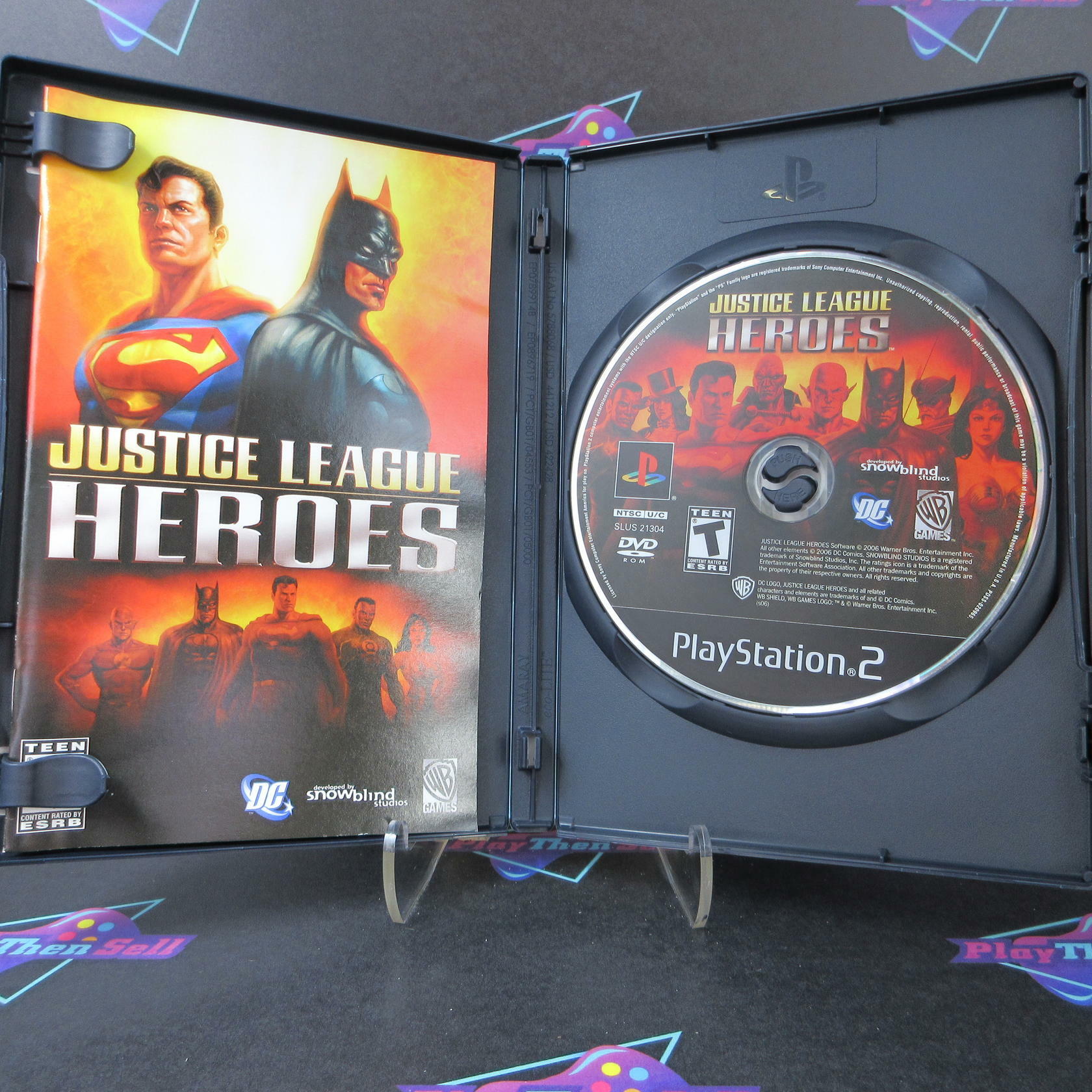 Justice League Heroes PS2 PlayStation 2 - Like New