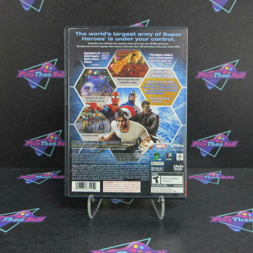 Marvel Ultimate Alliance Special Ed PS2 GH + Bonus Disc - Like New