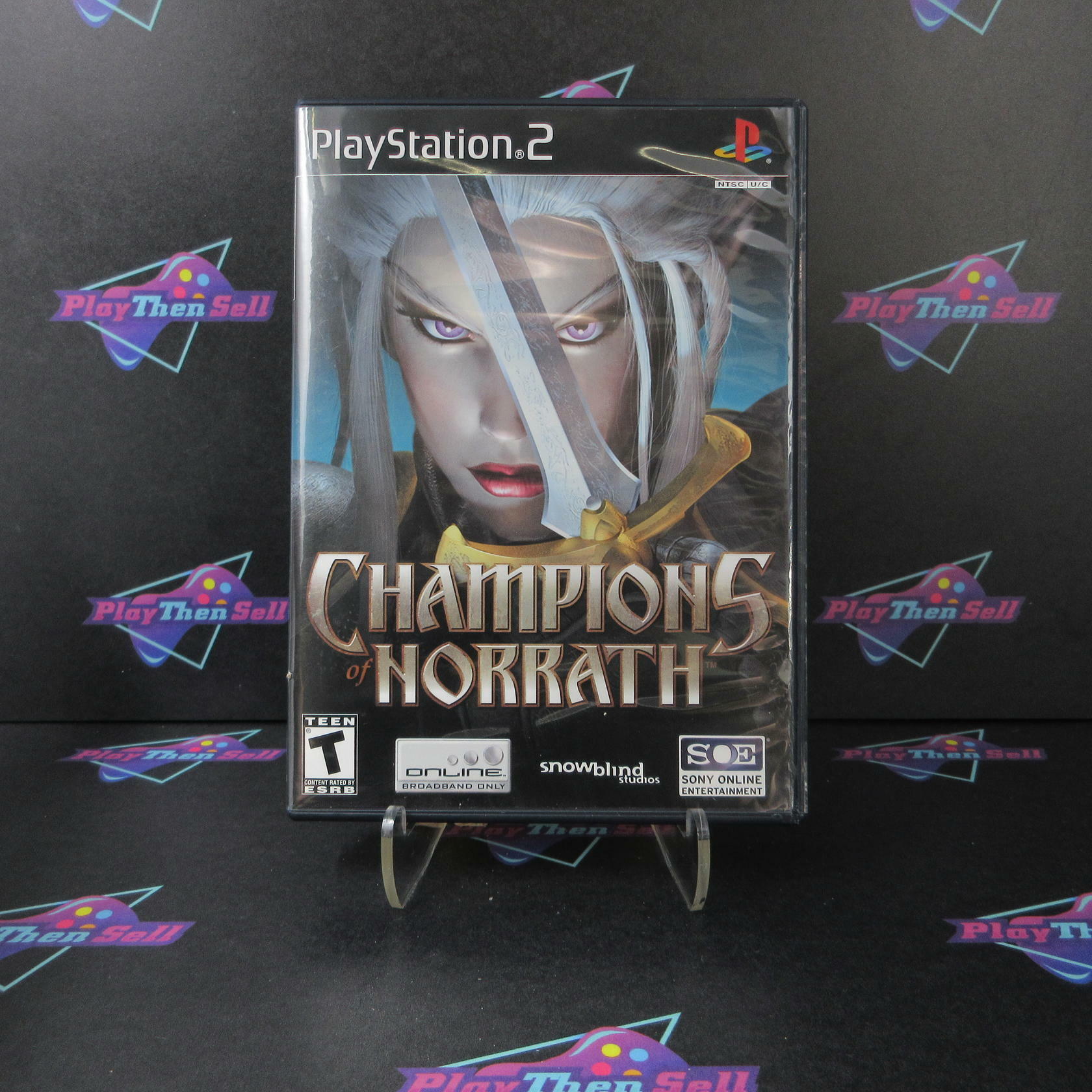 Champions of Norrath PS2 PlayStation 2 Black Label - Like New