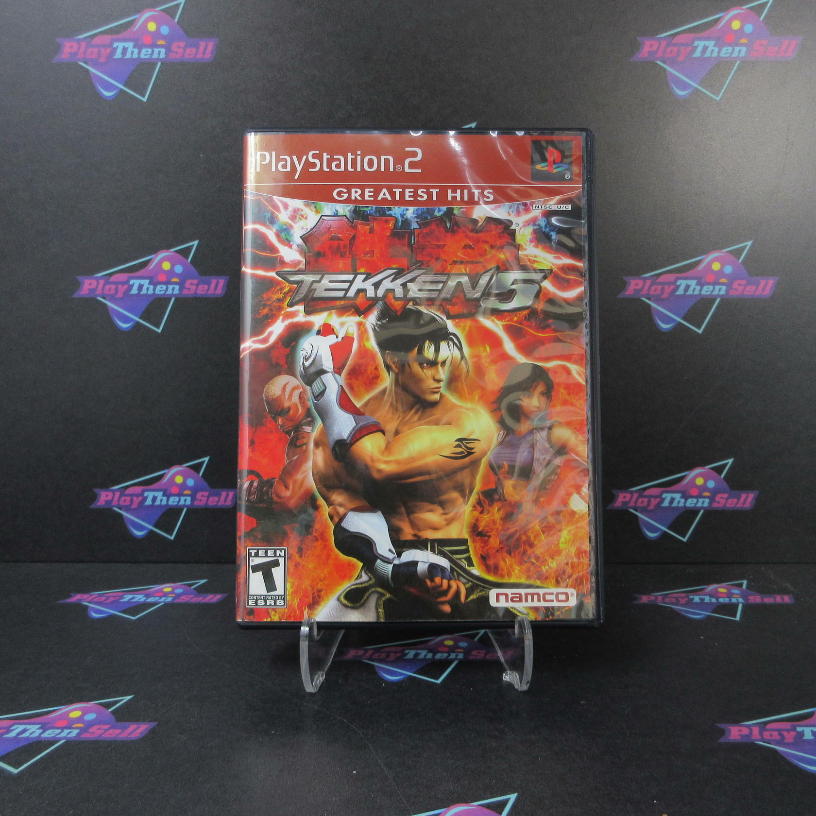 Tekken 5 PS2 PlayStation 2 Greatest Hits AD/DD Complete CIB - Very Good