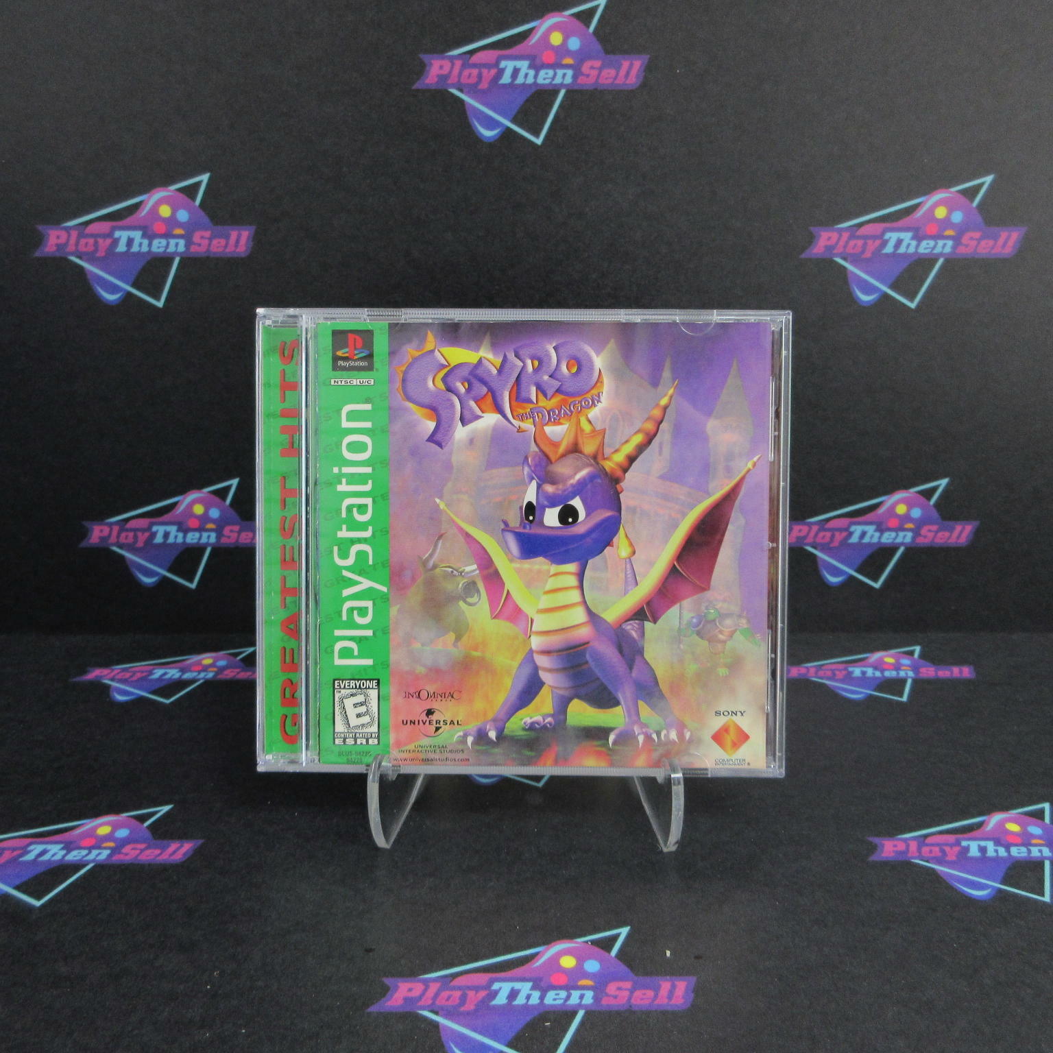 Spyro the Dragon PS1 PlayStation 1 GH Complete - Very Good