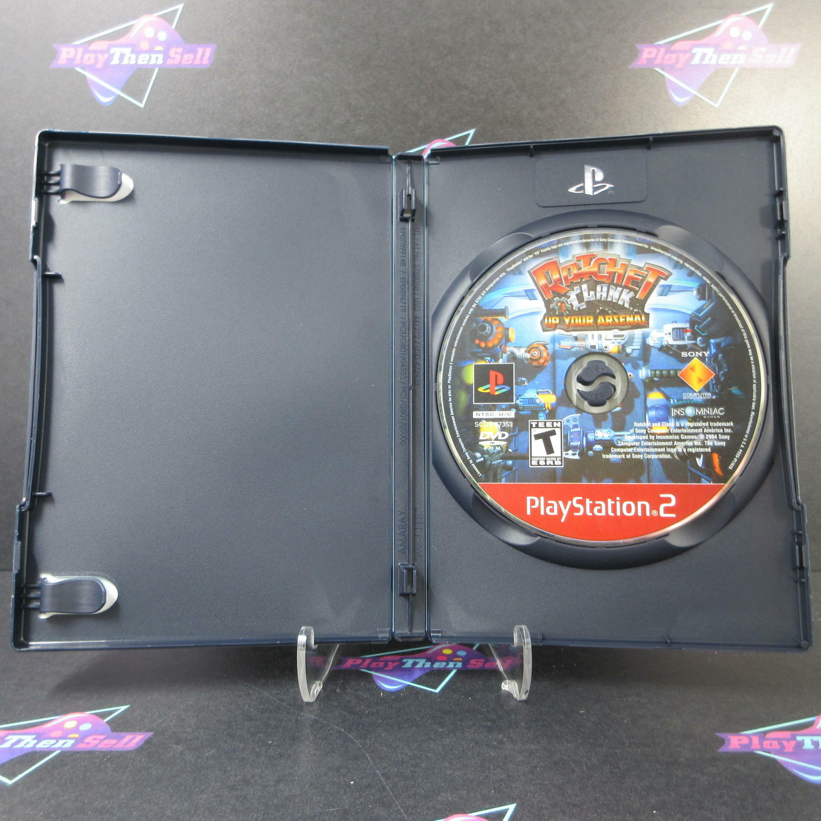 Ratchet & Clank Up Your Arsenal GH PS2 PlayStation 2 AD/DD/NM - Very Good