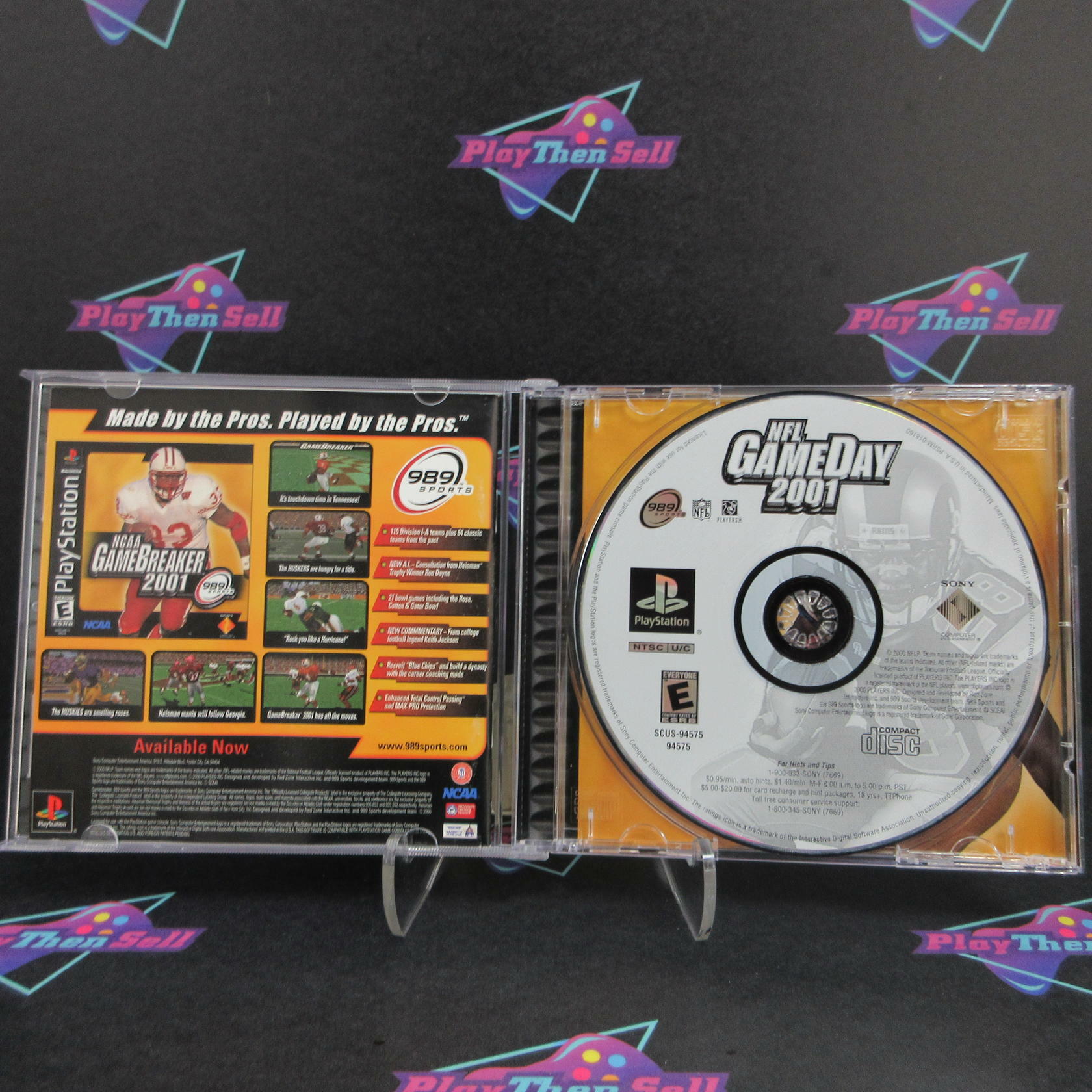 NFL GameDay 2001 PS1 PlayStation 1 - Like New