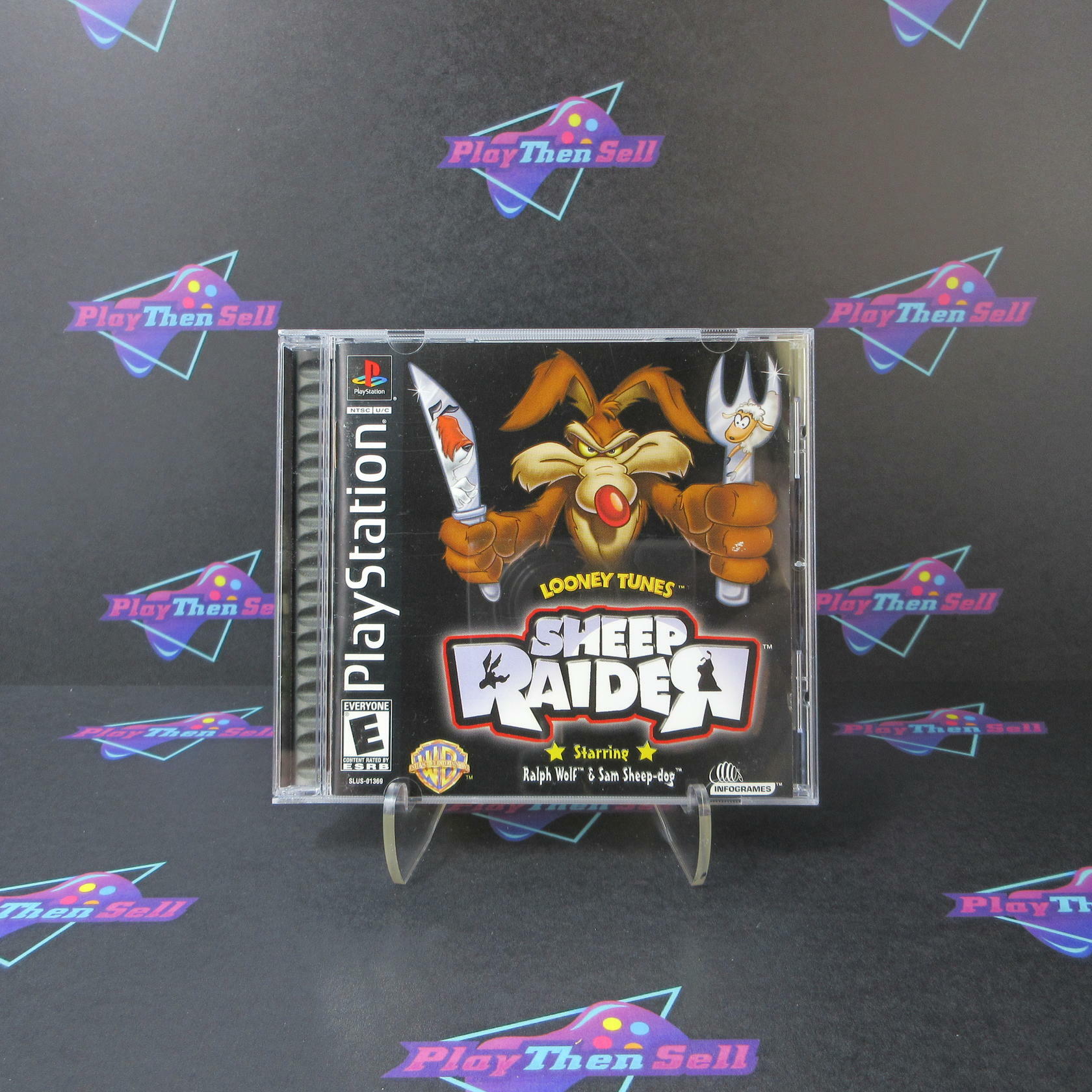 Looney Tunes Sheep Raider PS1 PlayStation 1 - Like New