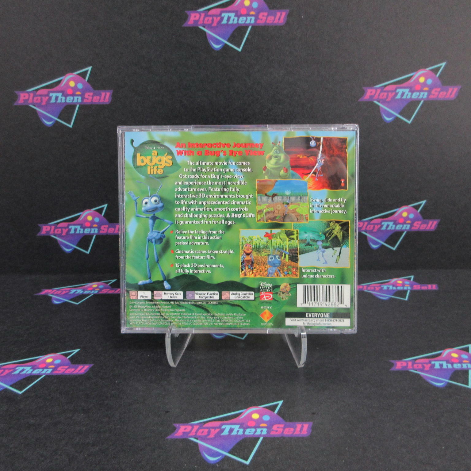 A Bug's Life PS1 PlayStation 1 Black Label - Like New