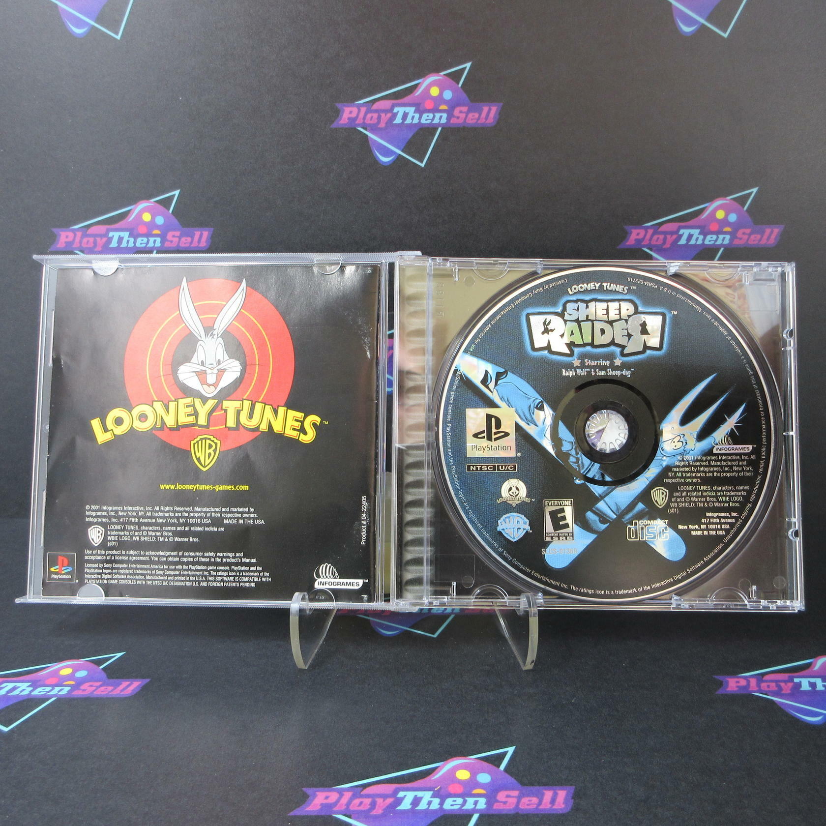 Looney Tunes Sheep Raider PS1 PlayStation 1 - Like New