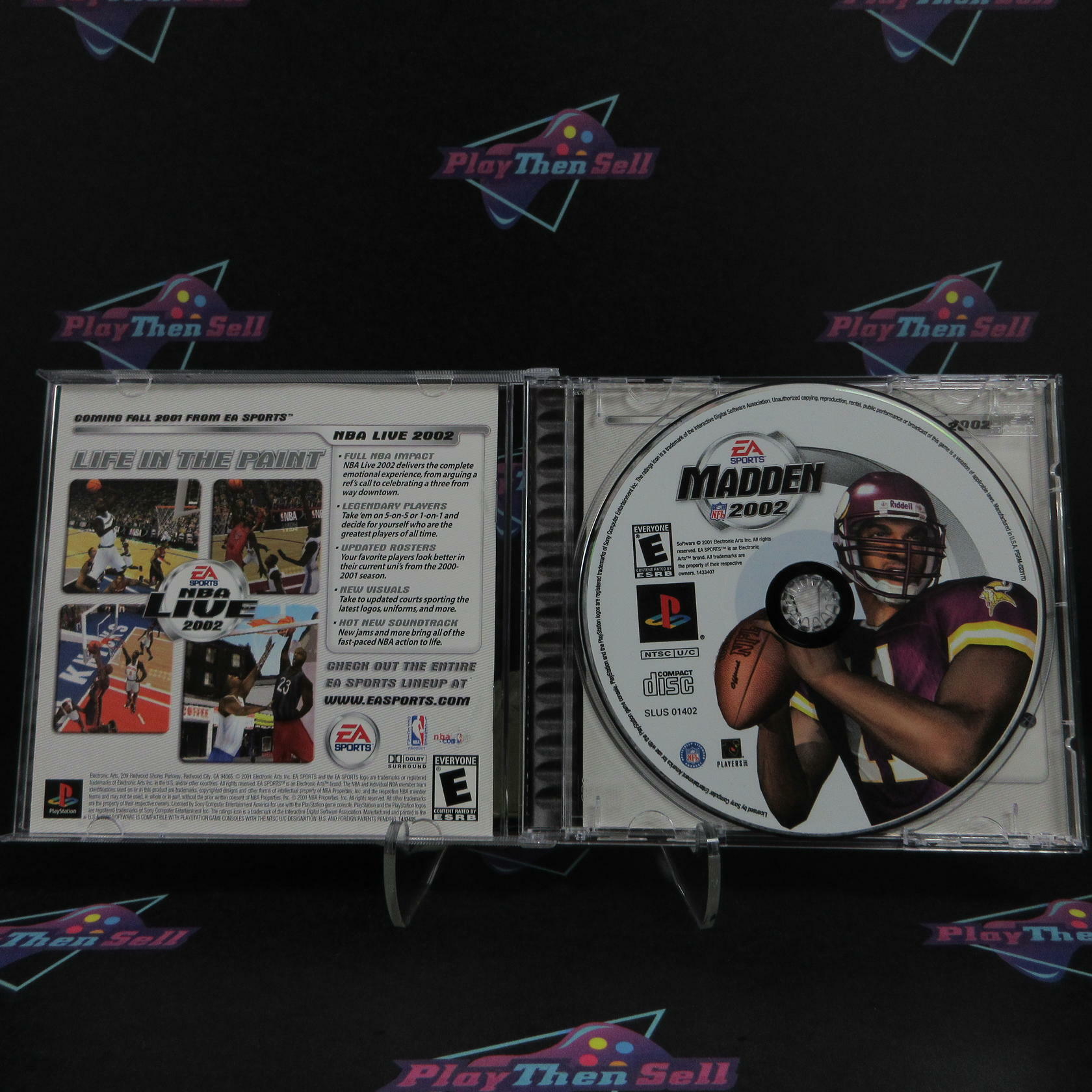 Madden NFL 2002 PS1 PlayStation 1 + Reg Card - Like New