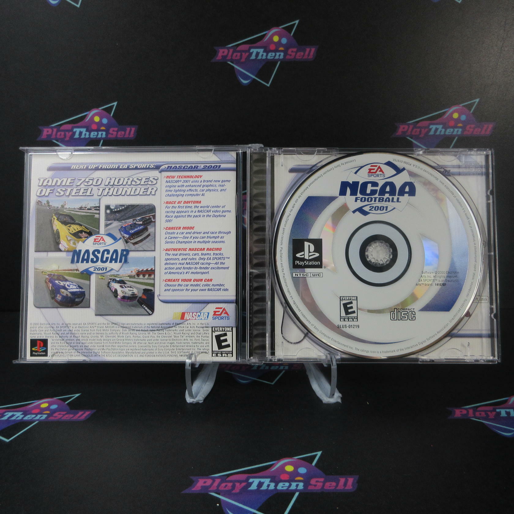 NCAA Football 2001 PS1 PlayStation 1 + Reg Card - Like New