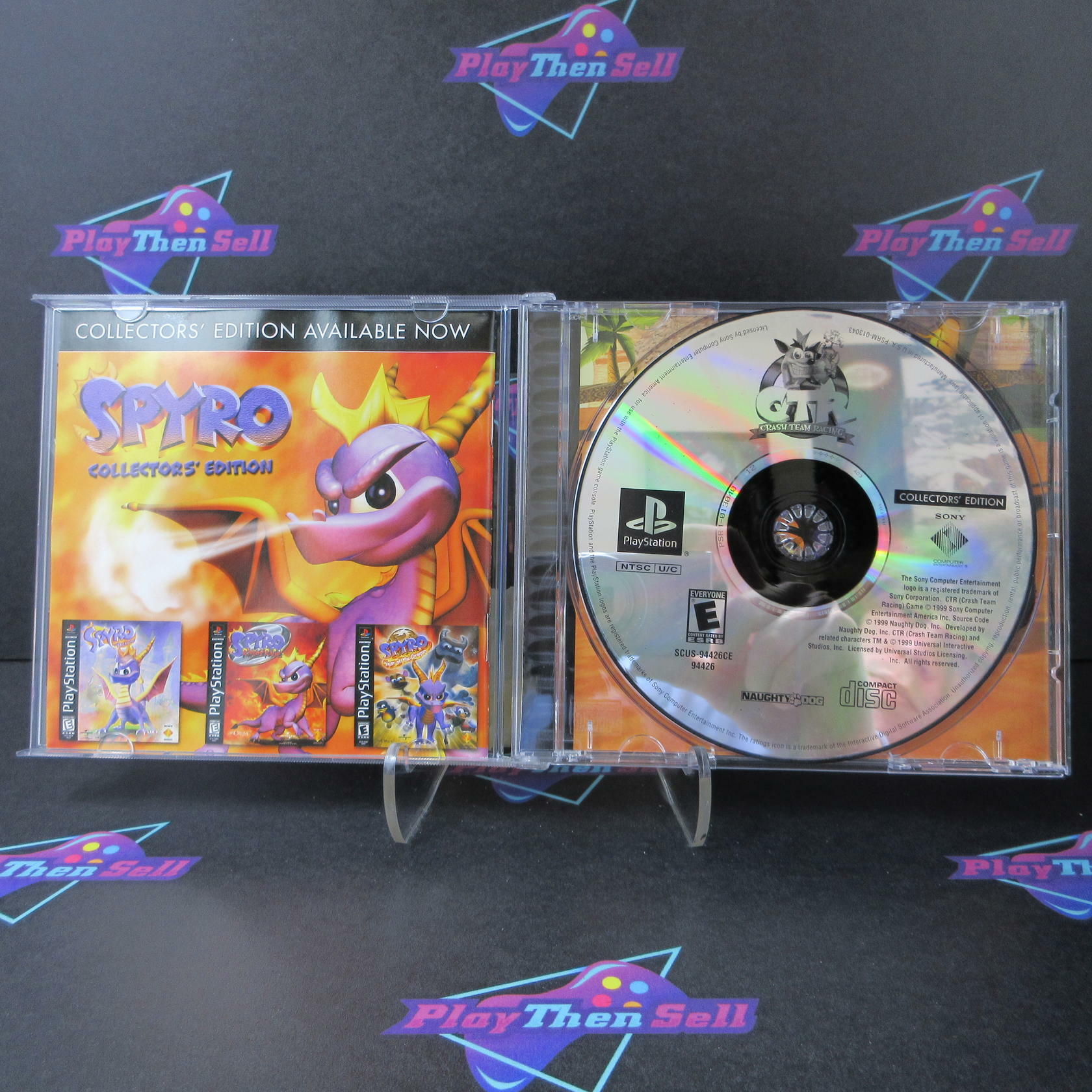 CTR Crash Team Racing Collectors Edition PS1 PlayStation 1 - Like New