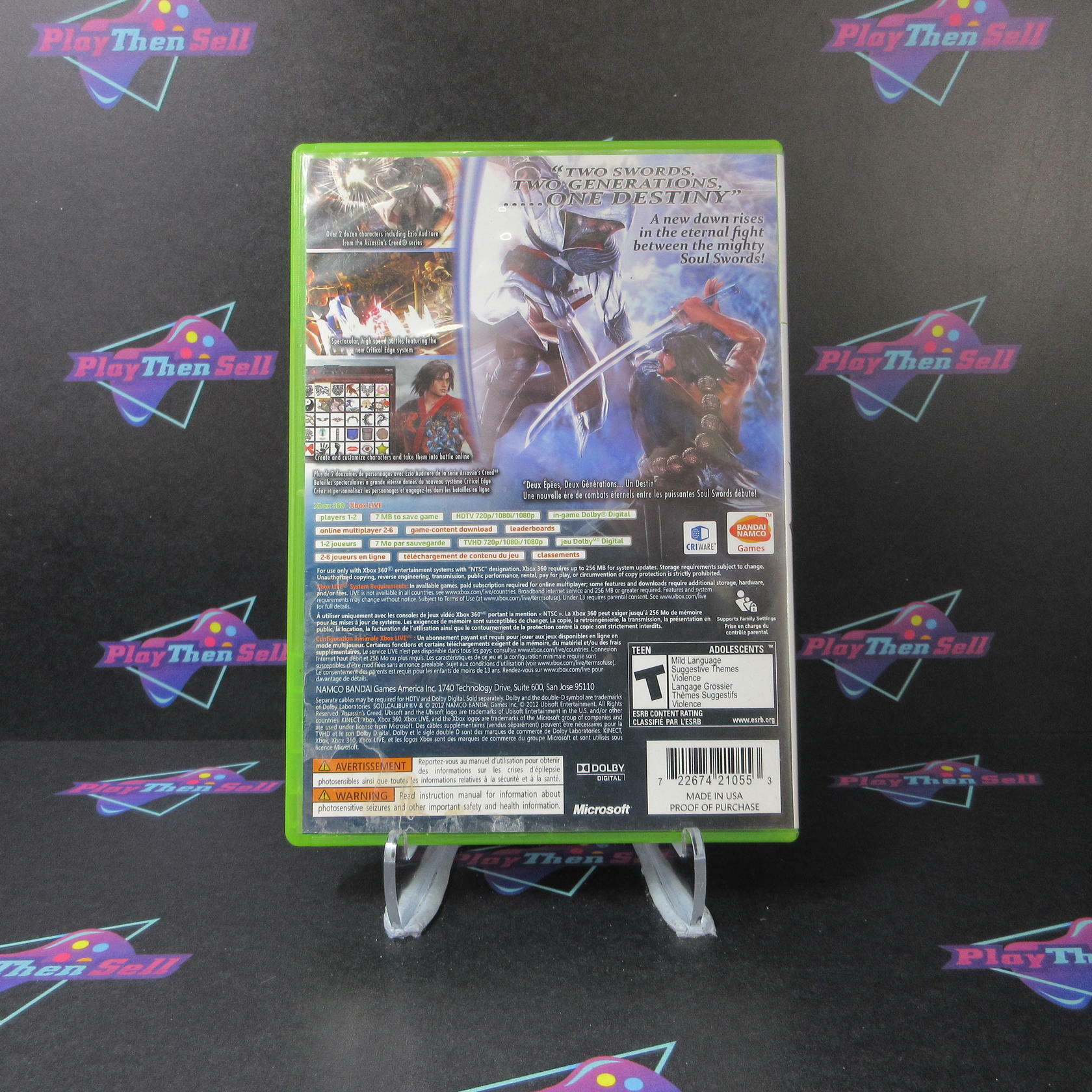 Soul Calibur V Xbox 360 AD Complete CIB - Very Good