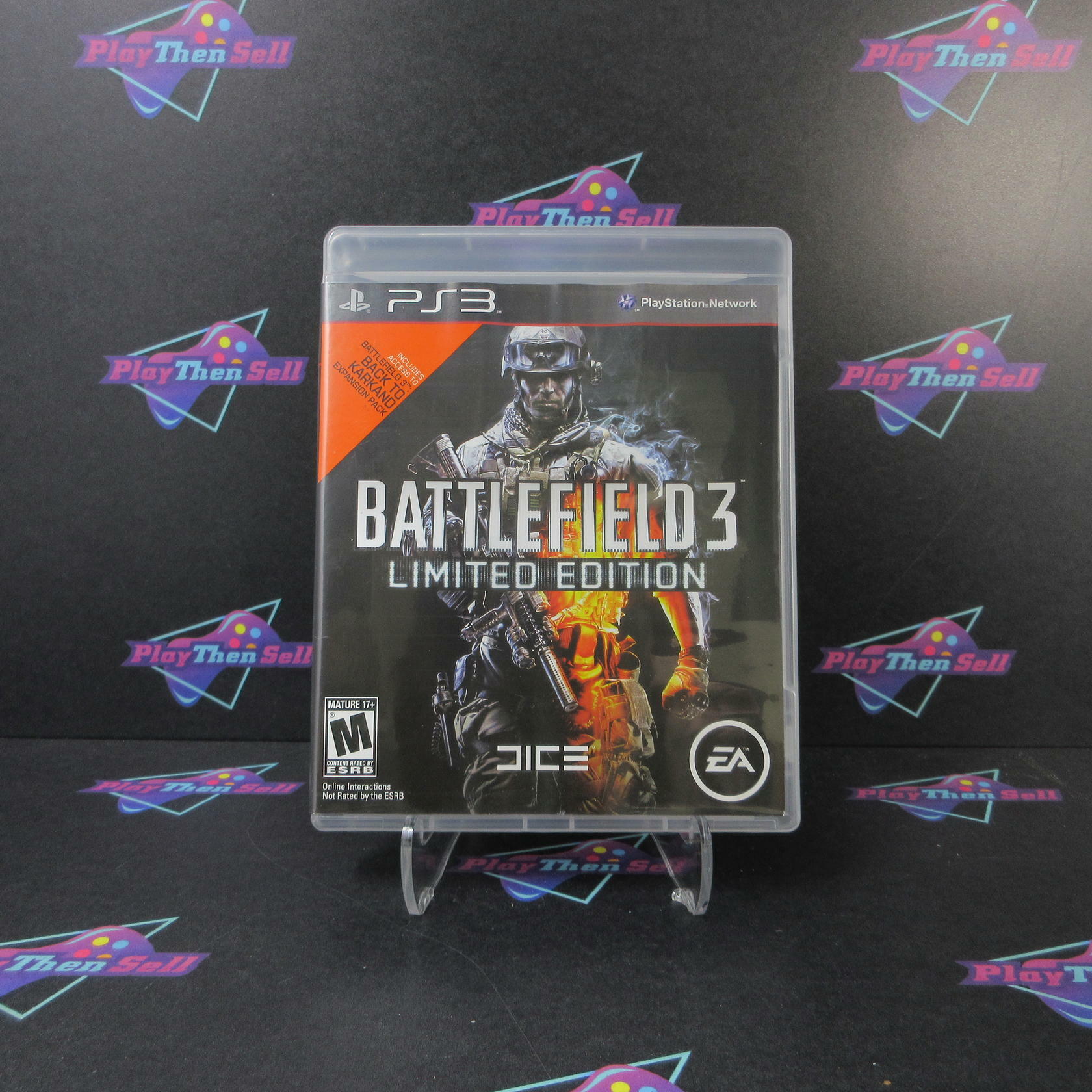 Battlefield 3 Limited Edition PS3 PlayStation 3 AD/NM - Very Good