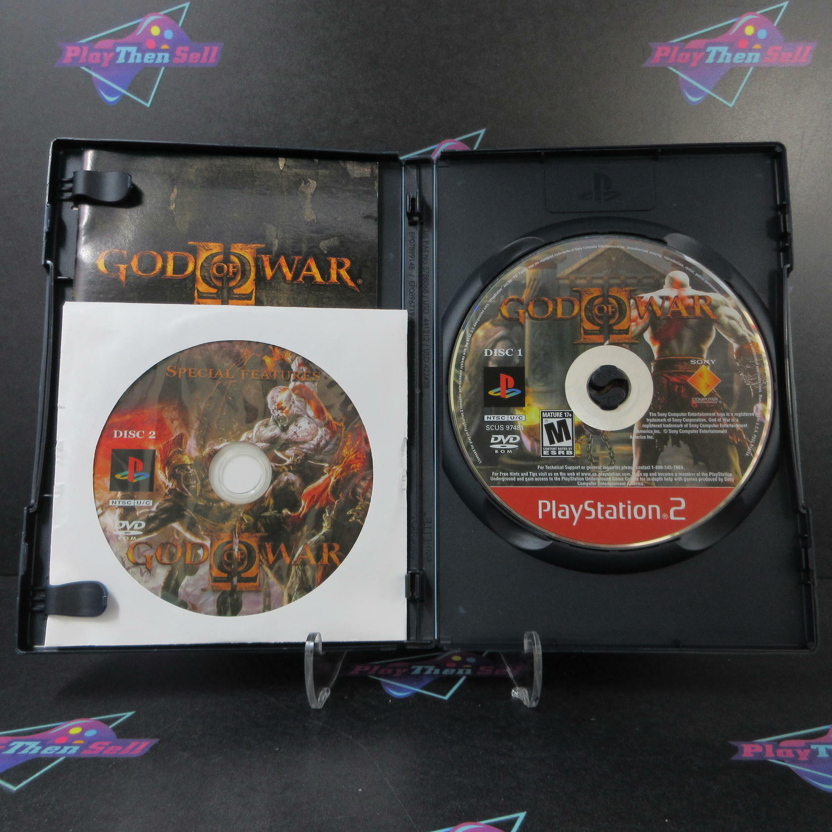God of War 2 GH PS2 PlayStation 2 DD Complete CIB - Very Good
