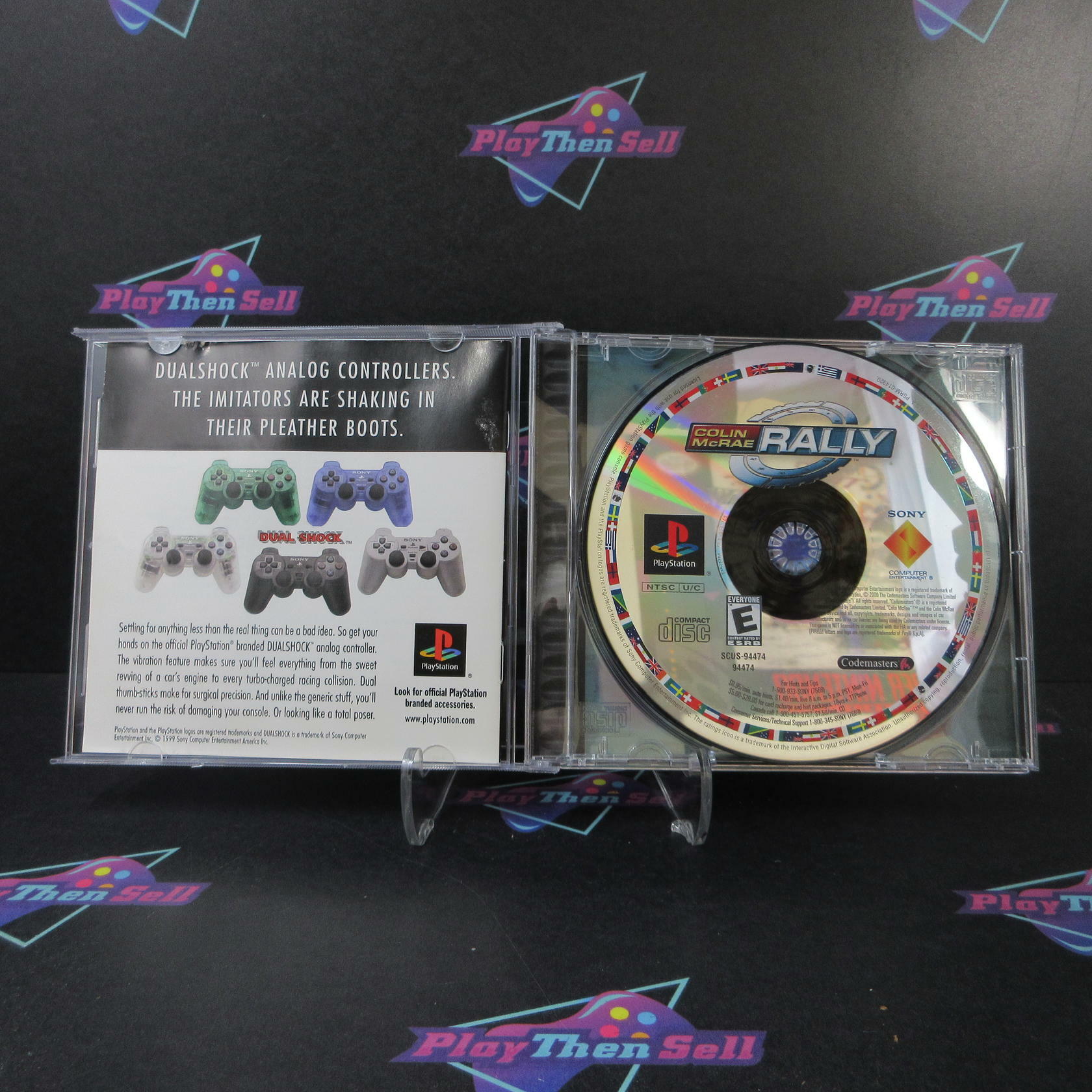Colin McRae Rally PS1 PlayStation 1 MD Complete CIB - Very Good