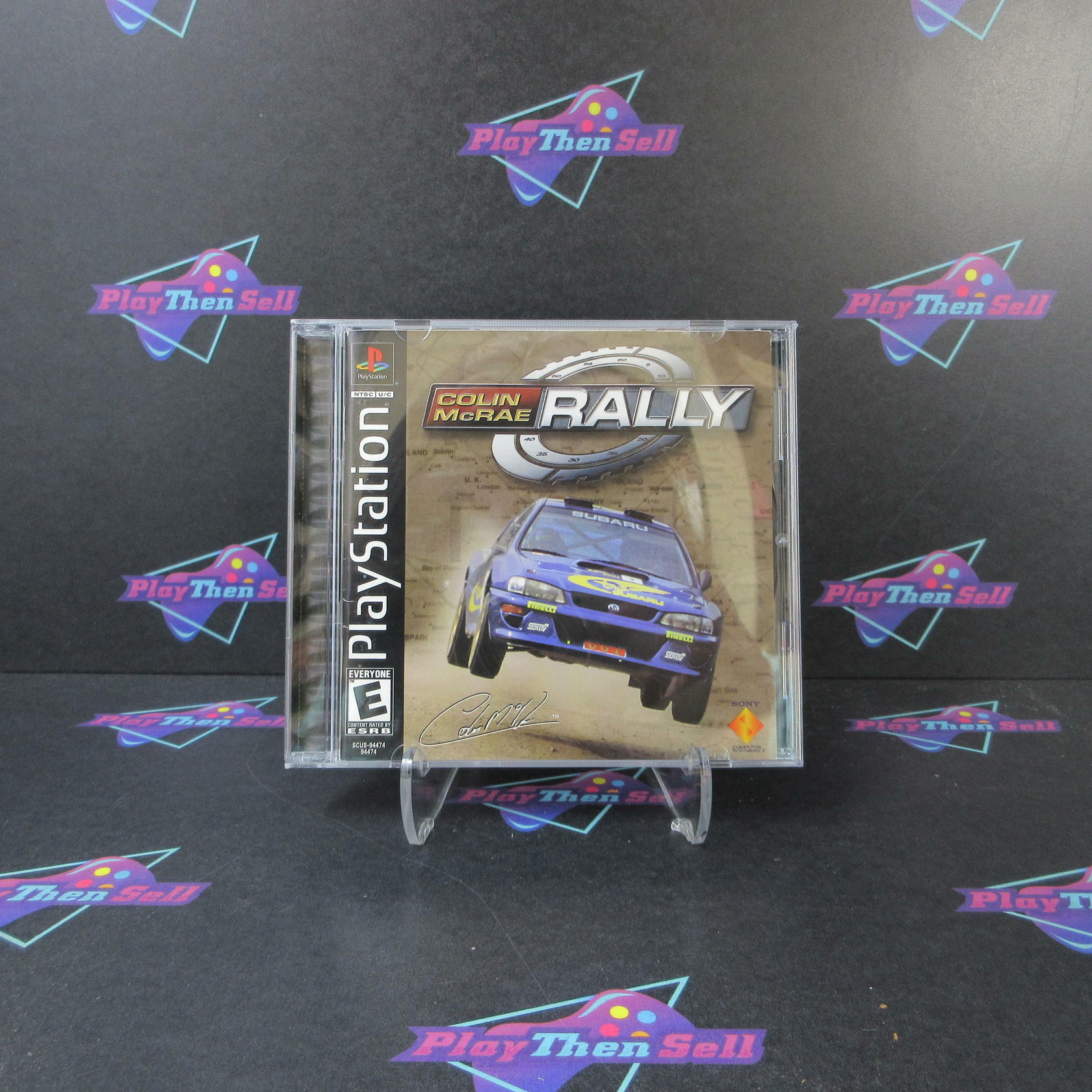 Colin McRae Rally PS1 PlayStation 1 MD Complete CIB - Very Good