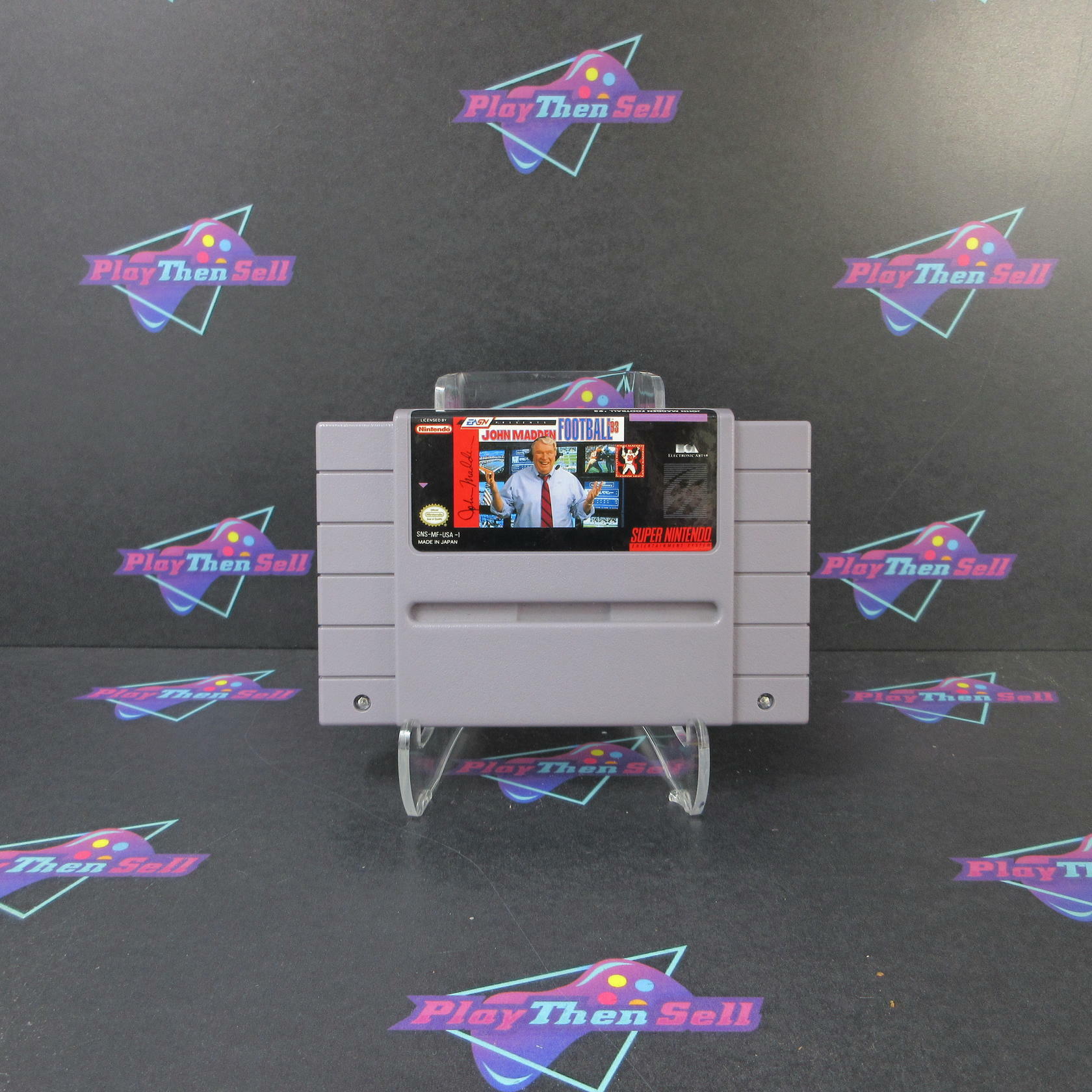 John Madden Football '93 Super Nintendo SNES Cartridge Only Authentic / Tested - Good