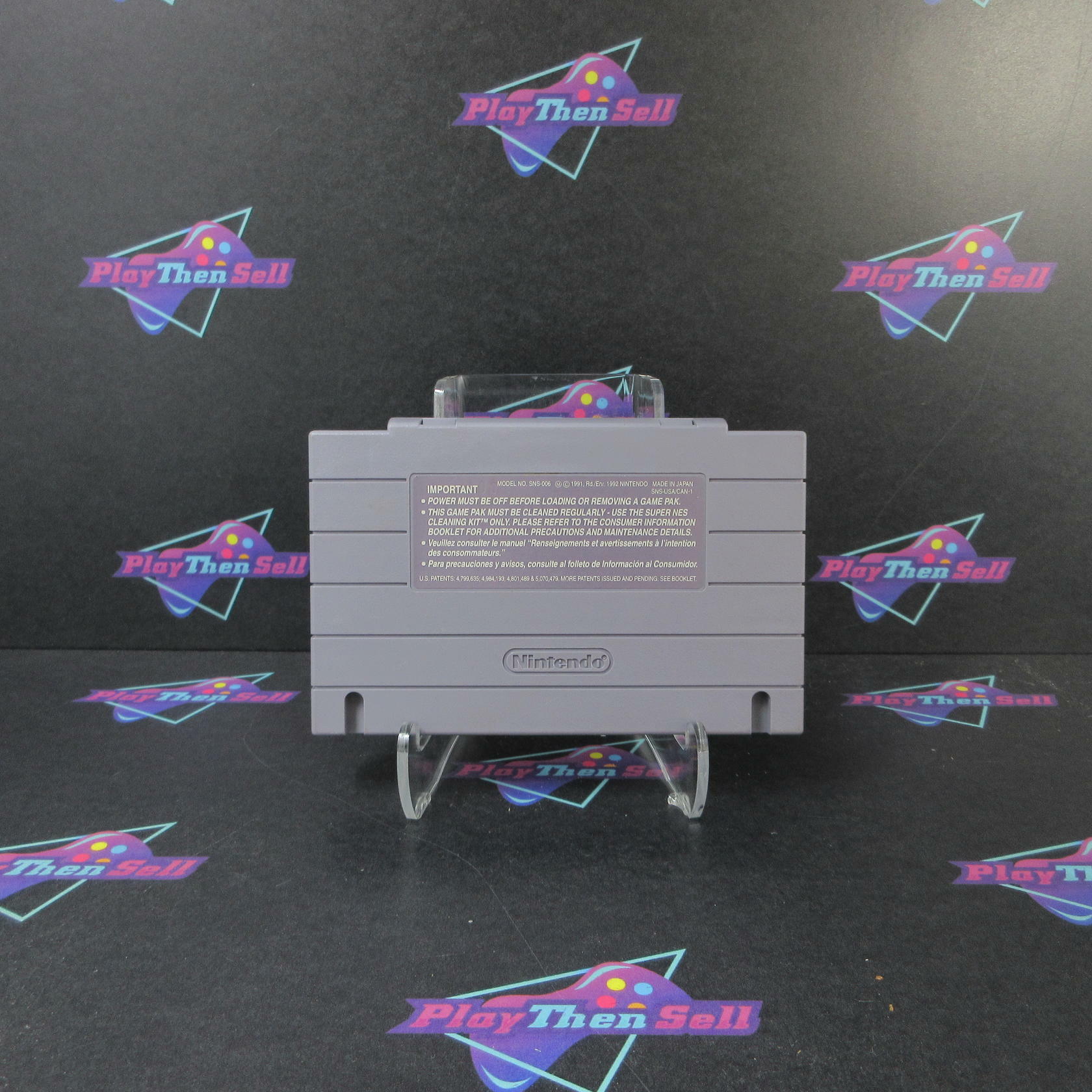 Tecmo Super Bowl Super Nintendo SNES Cartridge Only Authentic / Tested - Good