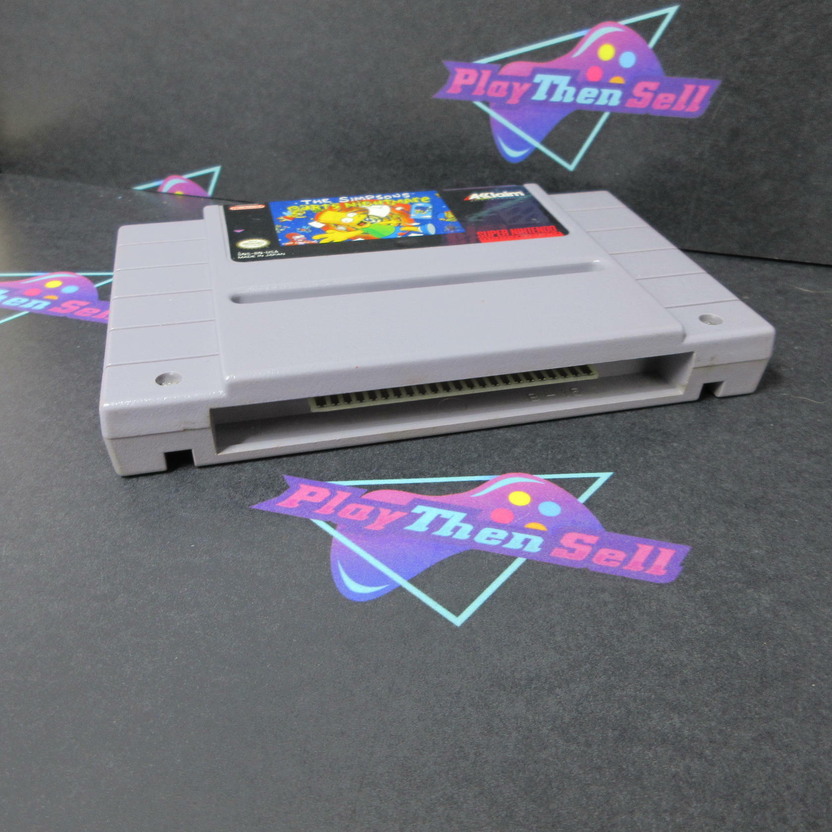 The Simpsons Bart's Nightmare Super Nintendo SNES Cartridge Only Authentic - Good