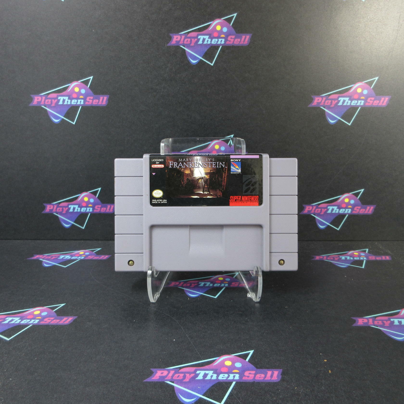 Mary Shelley's Frankenstein Super Nintendo SNES Cartridge Only Authentic/ Tested - Good