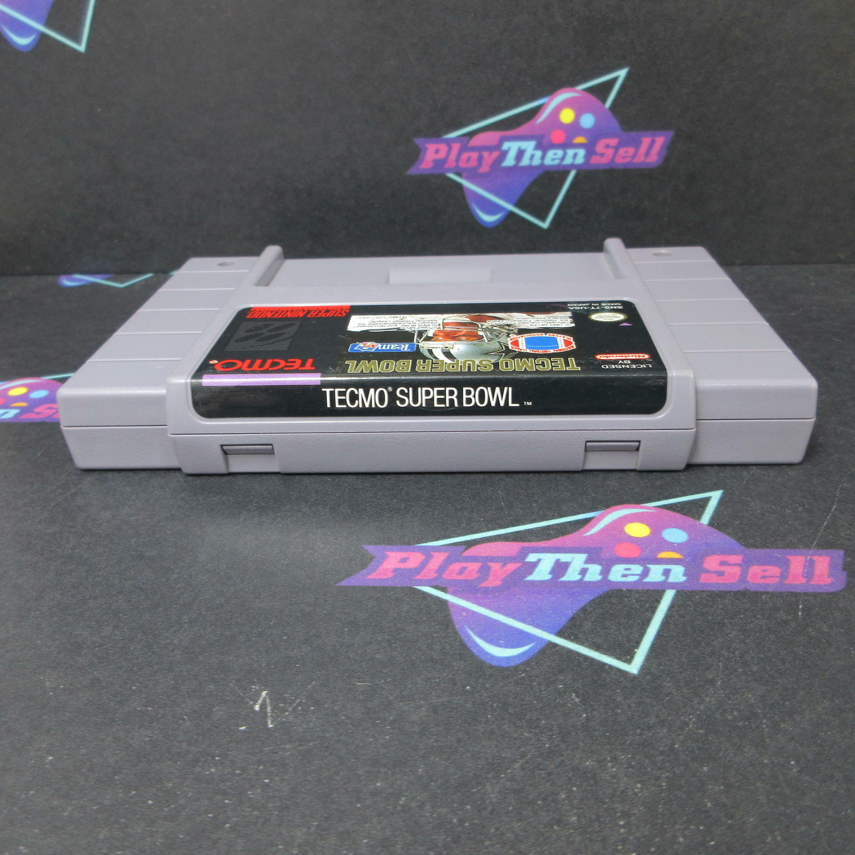 Tecmo Super Bowl Super Nintendo SNES Cartridge Only Authentic / Tested - Good