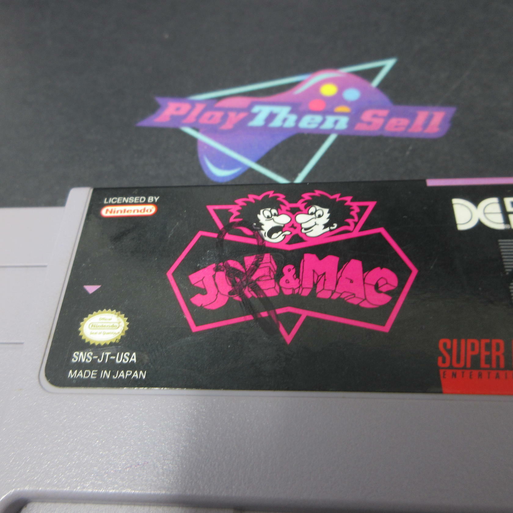 Joe & Mac Super Nintendo SNES Cartridge Only AD Authentic / Tested - Good