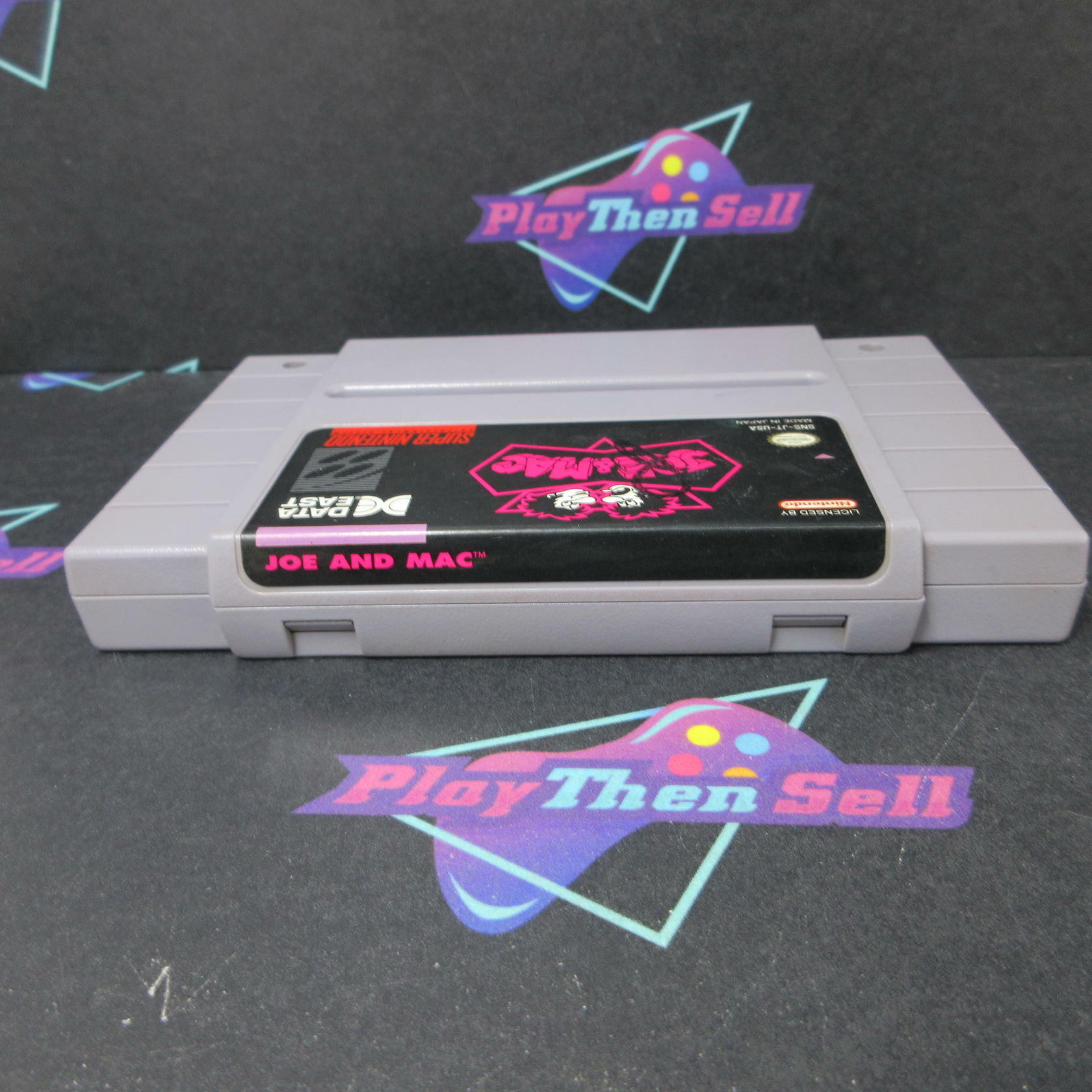 Joe & Mac Super Nintendo SNES Cartridge Only AD Authentic / Tested - Good