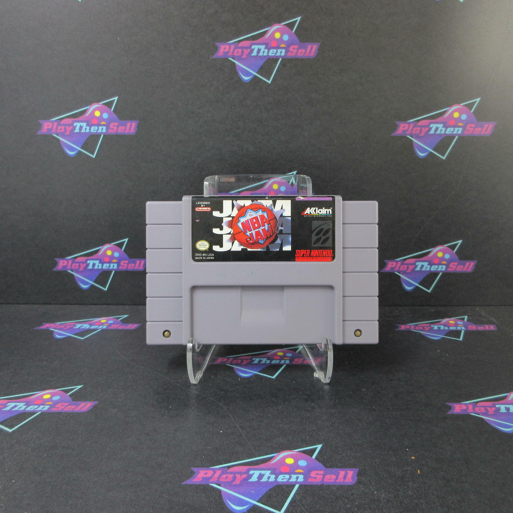 NBA Jam Nintendo SNES Cartridge Only AD Authentic / Tested - Good